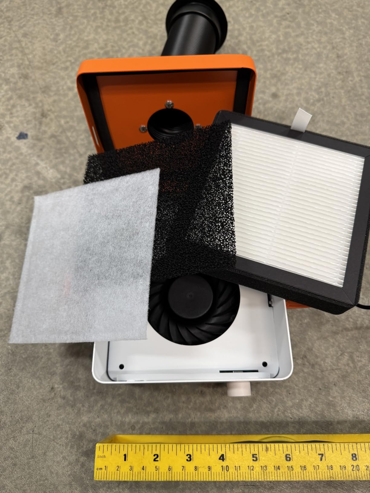 M-T Solder Fume Extractor, 80W 168m³/h Strong Suction Smoke Absorber with Carbon or HEPA Filter, 3-speed Adjustment for Soldering, Welding, 3D Printing customer photo 2