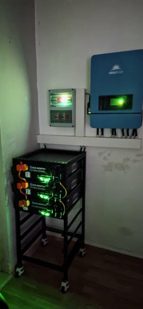 ECO-Worthy Cubix100 48V 600Ah Server Rack Battery LiFePO4 | 6 Pack 30.72kWh Solar Battery Kit for Home Backup | UL9540 & UL1973 & CEC Listed, for Home Backup Power customer photo 2