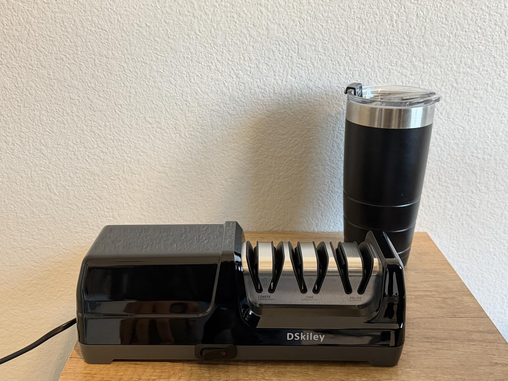 Electric Knife Sharpener for Kitchen,Sharpening, Restore&Polish Chef Knives customer photo 2