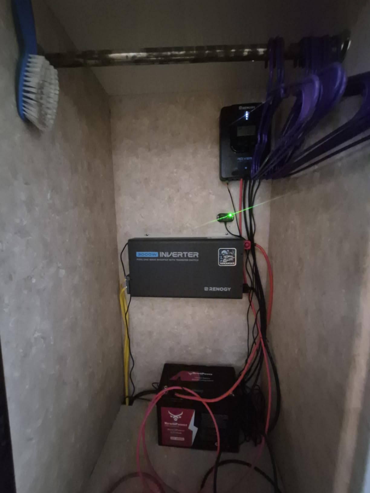 VATRER POWER 12.8V 460Ah Self-Heating LiFePO4 RV Battery, APP Monitoring | Built-in 300A BMS, Max. 3840W Load Power, 5880Wh Usable Energy, 5000+ Cycles Lithium Battery, Perfect for RV, Motorhomes customer photo 1