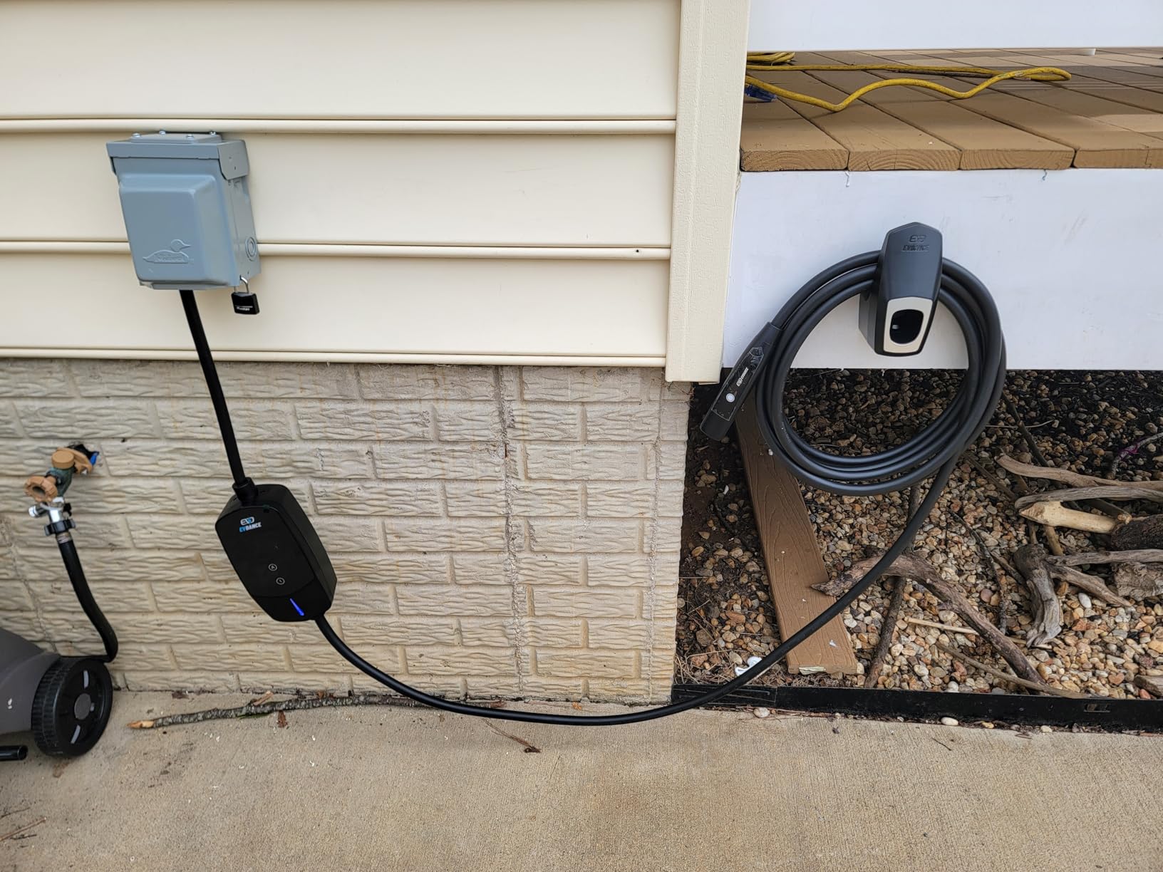 EVDANCE Level 2 EV Charger for Tesla, 40A / 9.6kW Fast Home EV Charging Station with NEMA 14-50 Plug, 25FT Cable, Adjustable Current & Delay Timer, Compatible with All Tesla Model 3/Y/S/X (NACS Plug) customer photo 2