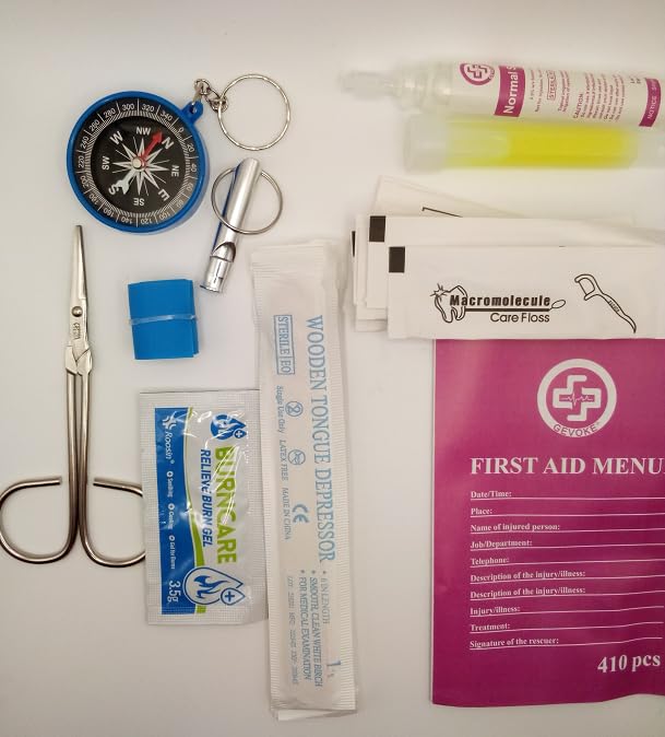 Gevoke 410 Piece Waterproof Hard Shell First Aid Kit, Red customer photo 2