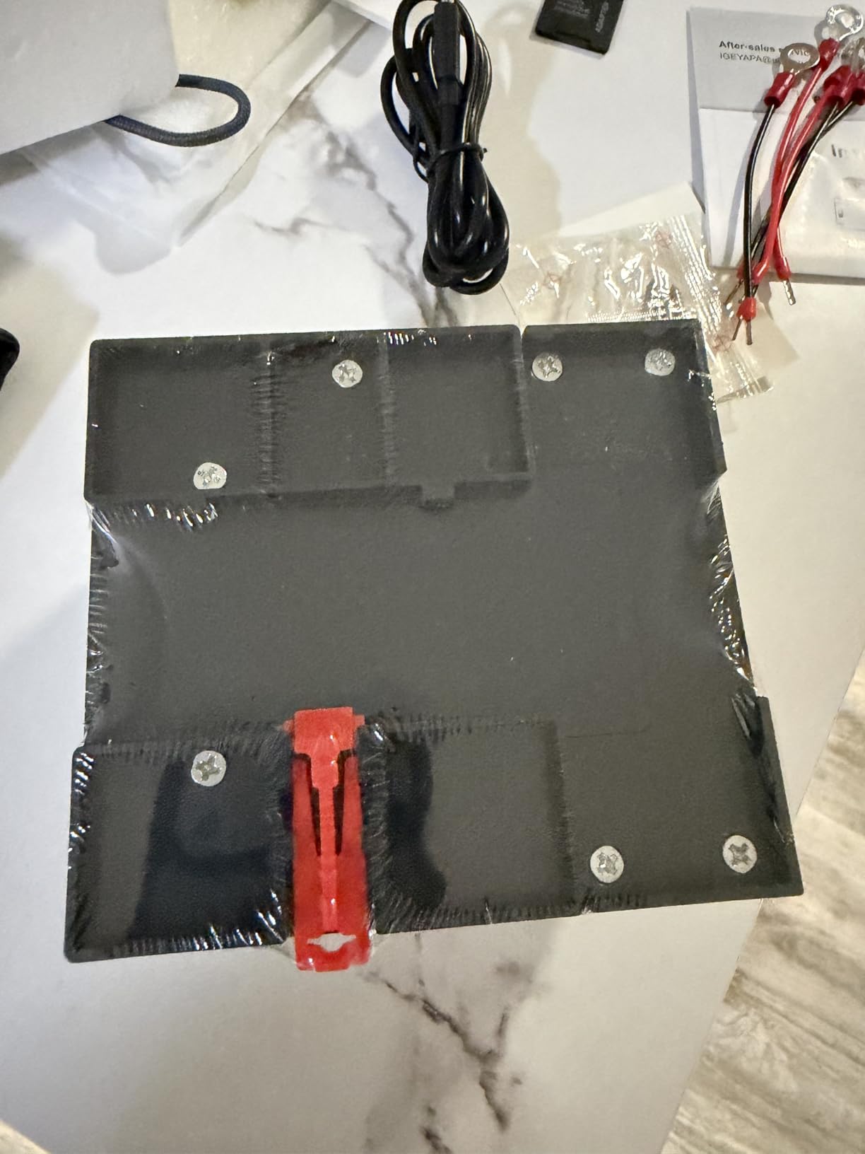 100Amp AC110V Automatic/Manual Transfer Switch 2P 50/60Hz, 2POLE 100A Mini ATS Solar Auto Dual Power Switch for Home Generator, Din Rail Mounted Cn Automatic Changeover Fast Transfe for Rv, Lv Power customer photo 1