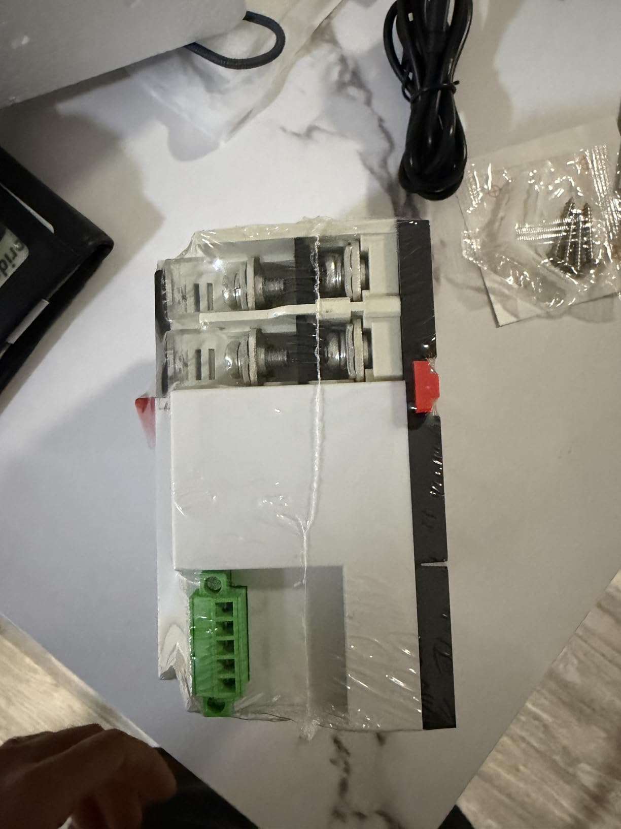 100Amp AC110V Automatic/Manual Transfer Switch 2P 50/60Hz, 2POLE 100A Mini ATS Solar Auto Dual Power Switch for Home Generator, Din Rail Mounted Cn Automatic Changeover Fast Transfe for Rv, Lv Power customer photo 2