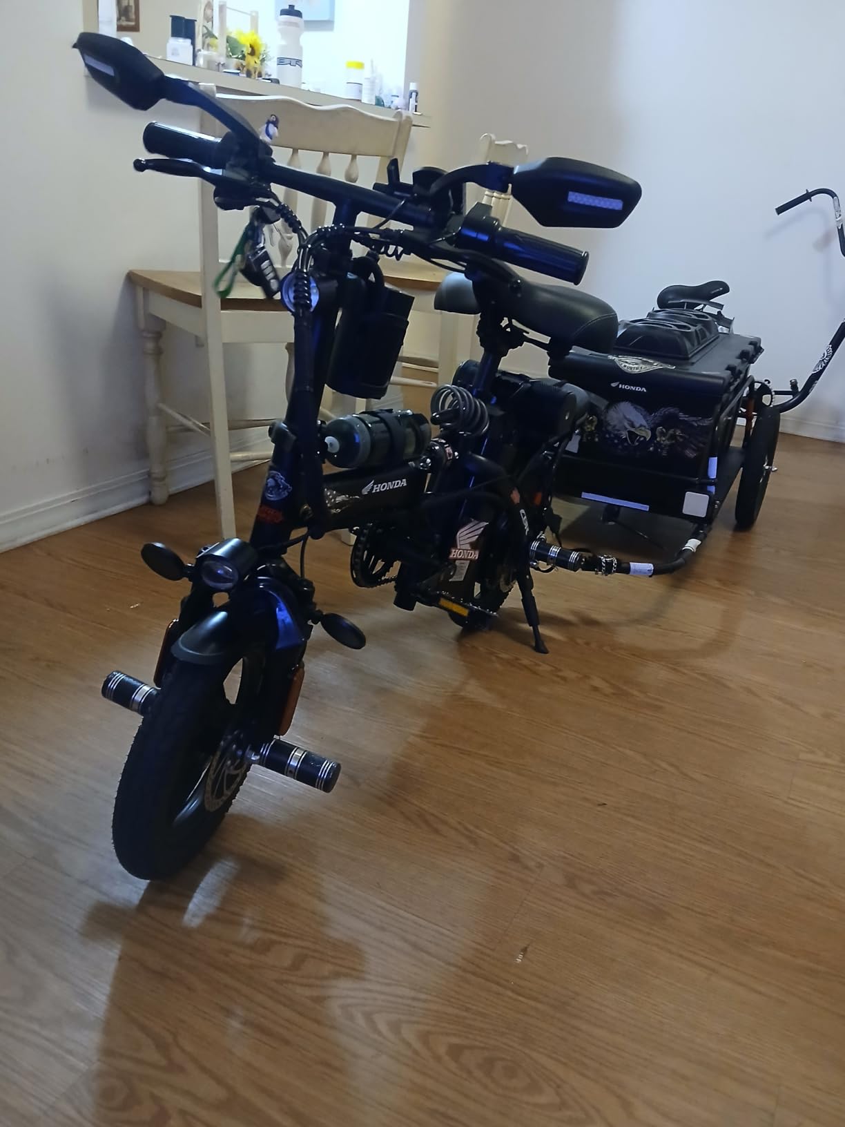 LELEKUAI Electric Bike for Adults and Teens, 520W-1200W Motor, 20-28MPH, 32 Miles Range, 48V 10Ah Battery, 3-Level Pedal Assist, 14