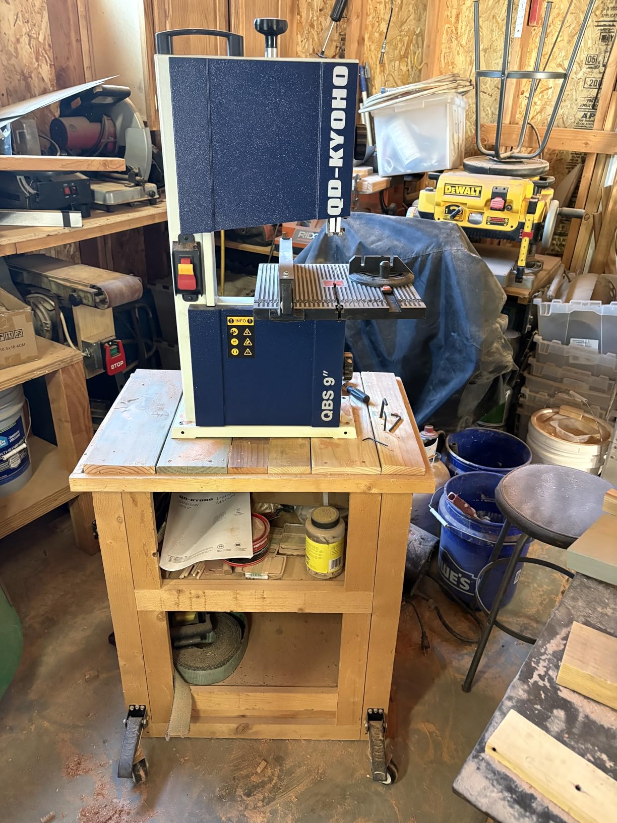 Band Saw, 14 Inch Bandsaw for Woodworking, 1445 & 2950 FPM Dual-Speed Bandsaw, 2 HP，120 V 14-Amp Motor, Band Saws with Solid Cast Iron Table, Iron Bandsaws with Overload Protection customer photo 1