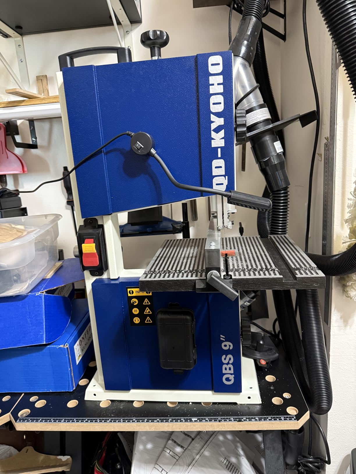 Band Saw, 14 Inch Bandsaw for Woodworking, 1445 & 2950 FPM Dual-Speed Bandsaw, 2 HP，120 V 14-Amp Motor, Band Saws with Solid Cast Iron Table, Iron Bandsaws with Overload Protection customer photo 2