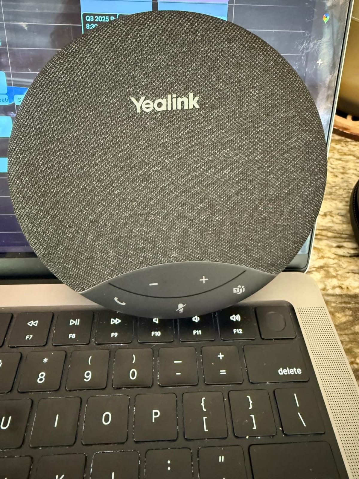 Yealink Sp92 Conference Speaker and Microphone Teams Certified Mic with Al Noise Cancelling 20H Call Time USB Speakerphone for Small Meeting Room, Bluetooth Speaker for Computer/Laptop customer photo 1