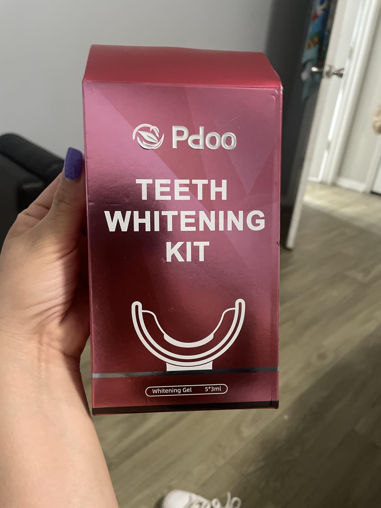 Professional Teeth Whitening Kit with 5 Teeth Whitening Gel customer photo 1
