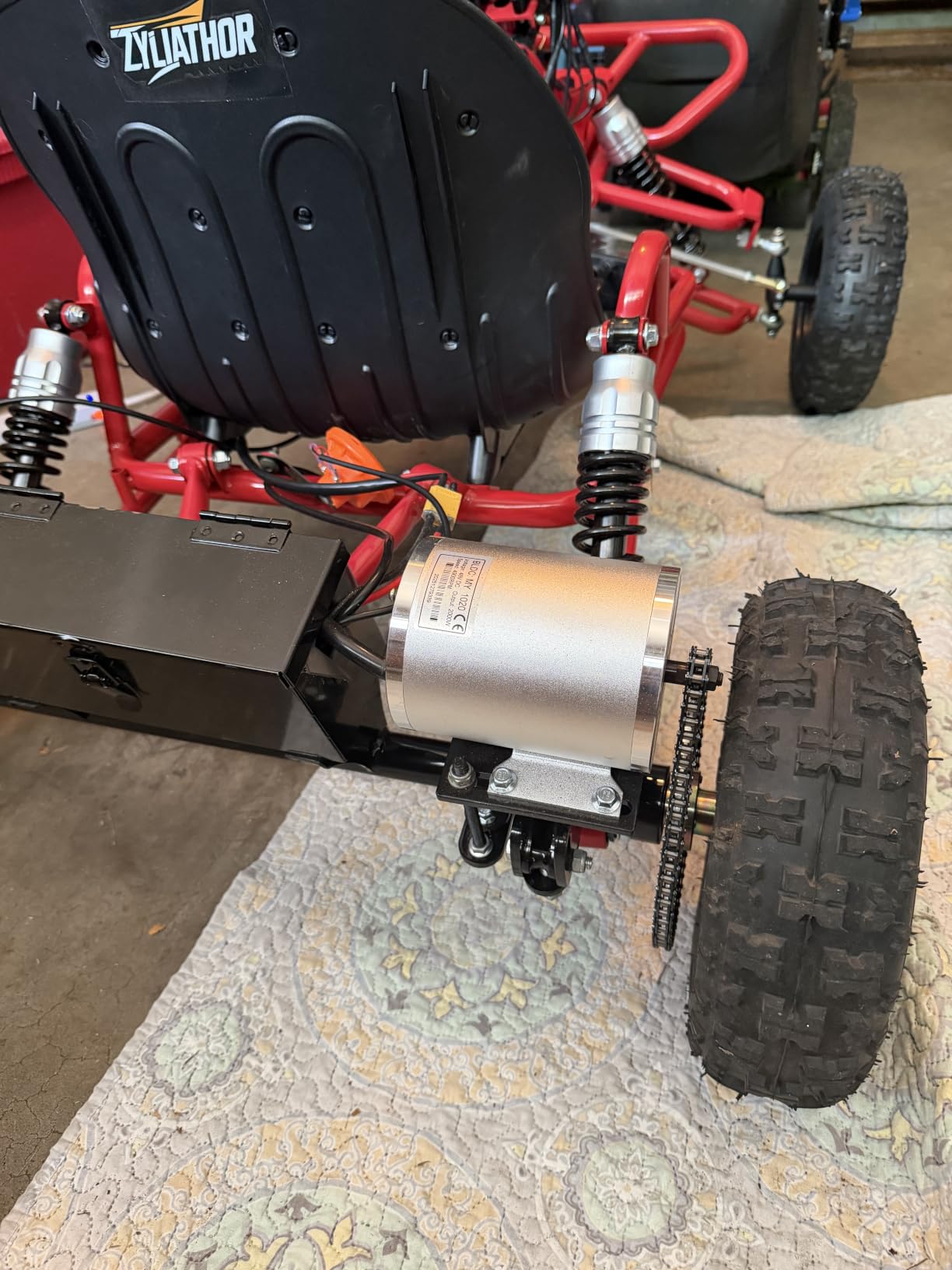 Zyliathor 48V 20Ah Electric Off-Road Go Kart for Adults & Kids (Red) customer photo 1