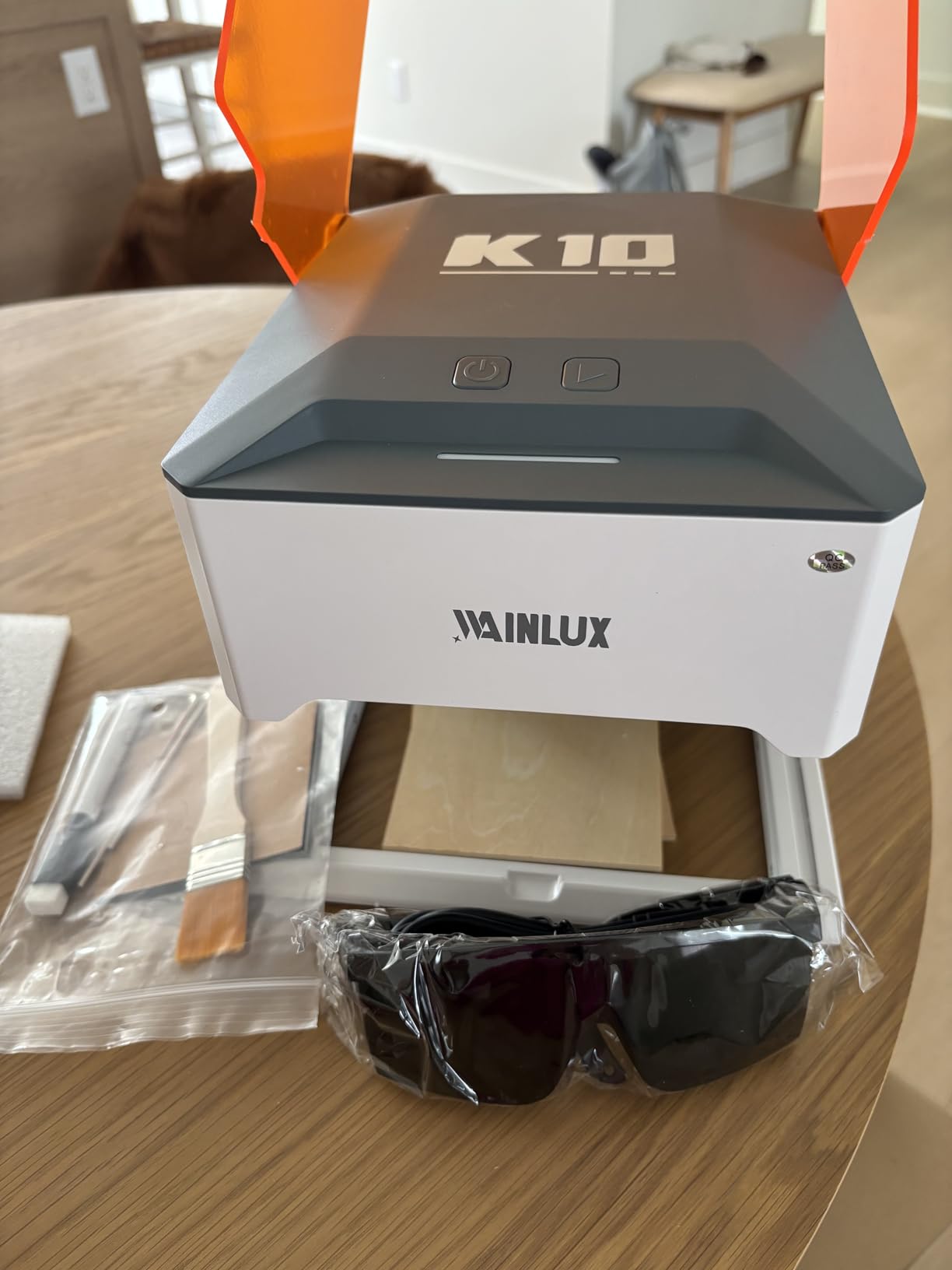 WAINLUXPRO K10 5W Laser Engraver, Class 1 Enclosed Engraving Machine customer photo 1