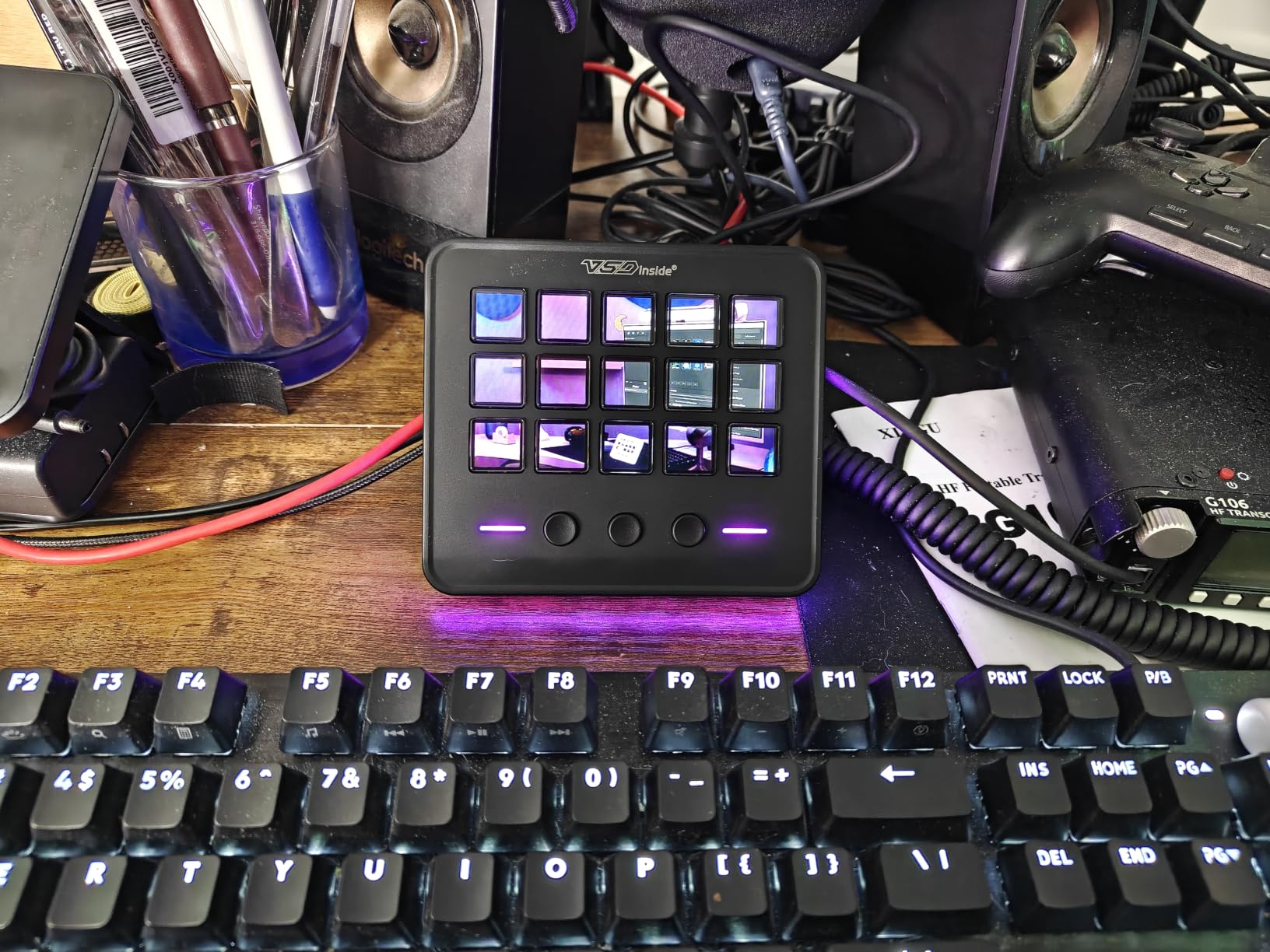 VSD M18 Macro Pad Programmable Keypad, Stream Controller Streaming Deck, Customizable LCD keys, Gaming shortcut keyboard, USB sound board, Trigger actions in OBS, Twitch, YouTube, Works with PC Mac customer photo 2