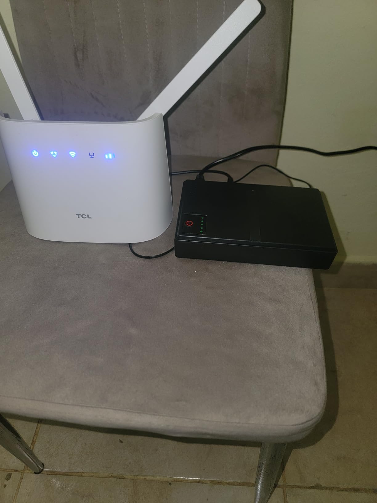 Mini DC UPS Battery Backup Uninterruptible Power Supply 18W 5V/9V/12V/15V/24V Output for Router, Modem, POE Devices, Security IP Camera customer photo 1