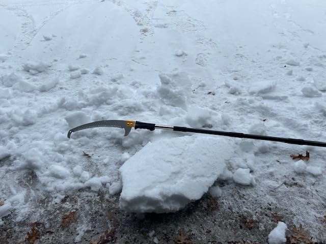 14.5FT Pole Saw with Adjustable Length for Tree Trimming, Lightweight Manual Pruning Saw with Mn Steel Blade, Long Extension Branch Cutter Pole Pruner for Yard, Garden, Patio & Forestry Use customer photo 2