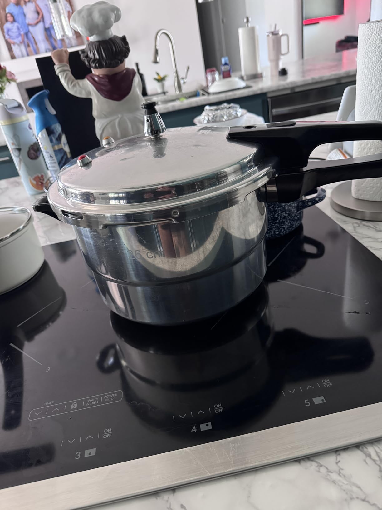 Wantjoin Aluminum Pressure Cooker 23Qt Pressure Canner, Pressure Pot with Pressure Control for Home Kitchen or Restraurant, Commercial Pressure Cooker with Gauge customer photo 1