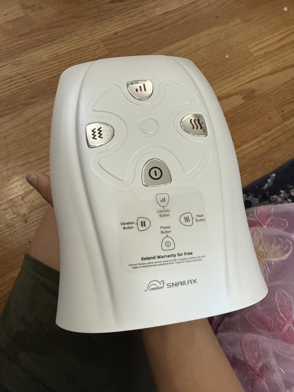 Snailax Cordless Hand Massager with Heat and Compression for Arthritis customer photo 2