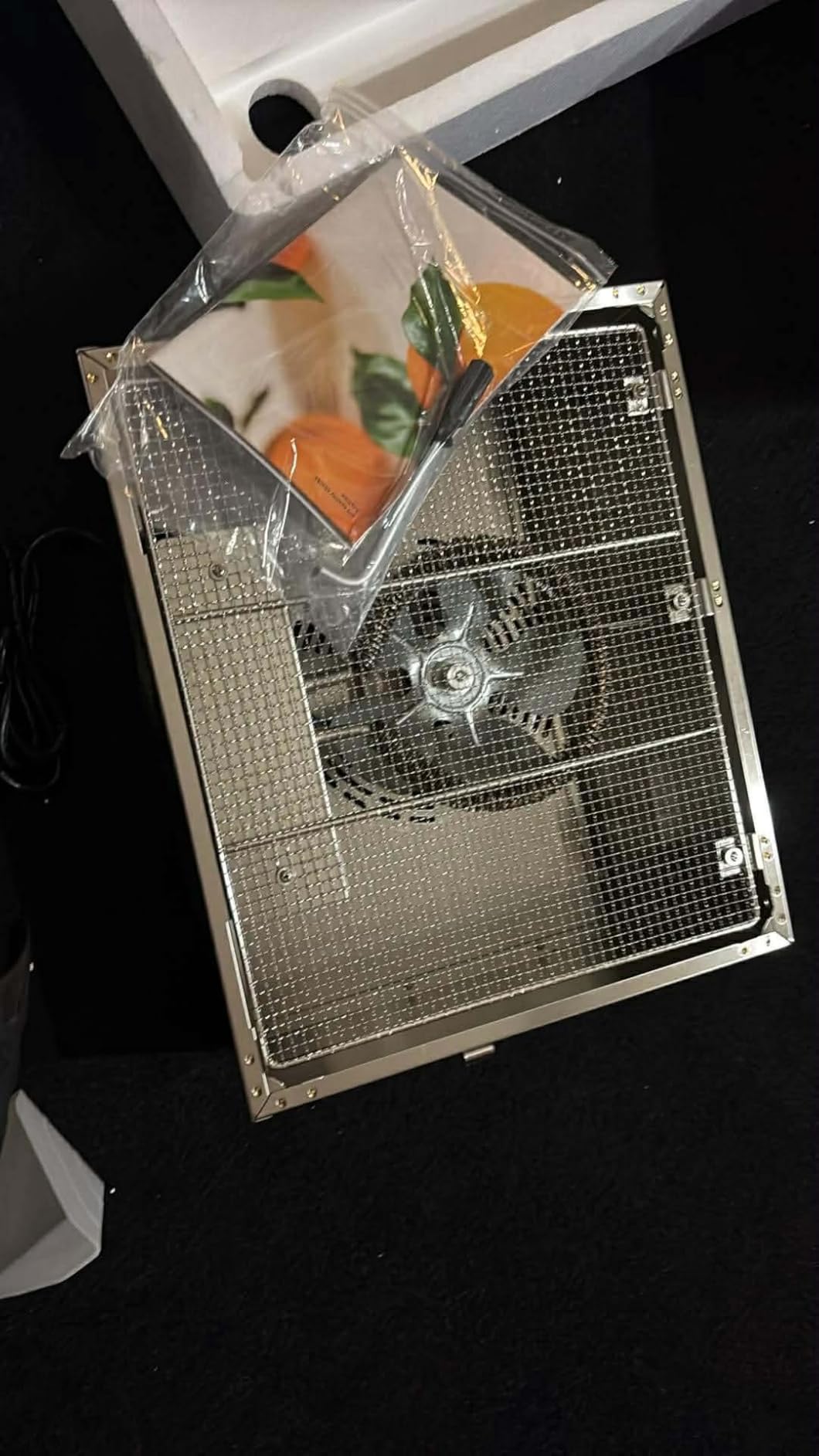 Commercial 10 Trays Food Dehydrator Machine for Jerky and Herbs Usable Area up to 24.65ft² and 194℉ Temperature 1000W Detachable Stainless Steel Dryer for Meat Fruit Mushrooms Beef Food Secret Silver customer photo 2