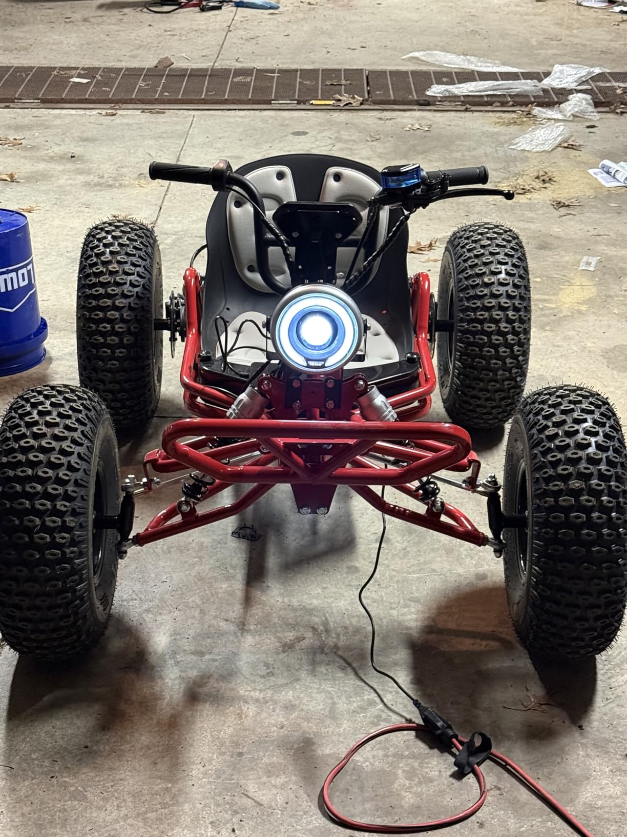 48V 20Ah Electric Off-Road Go Kart for Adults & Teens (Red) customer photo 2