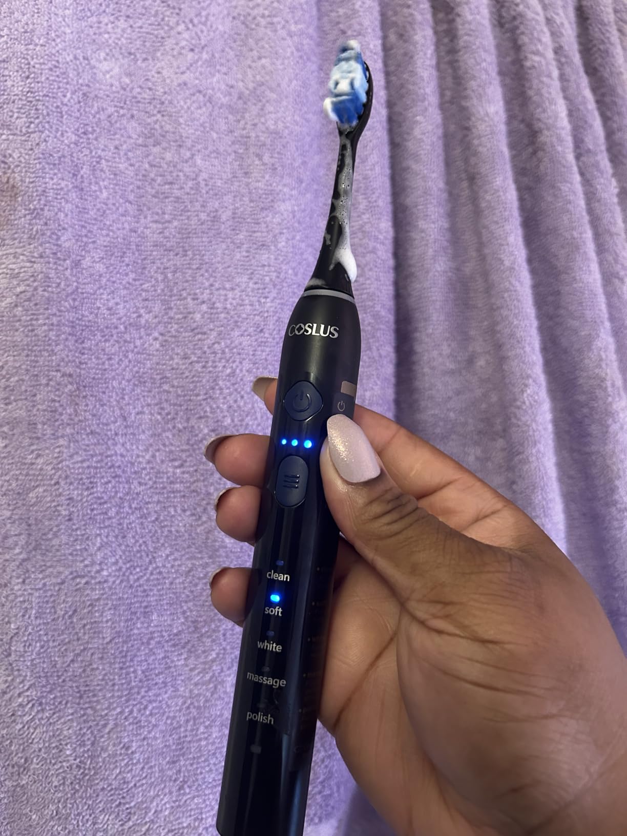 COSLUS C30 Electric Toothbrush for Adults, Effective Yet Gentle Ultra-Clean customer photo 2