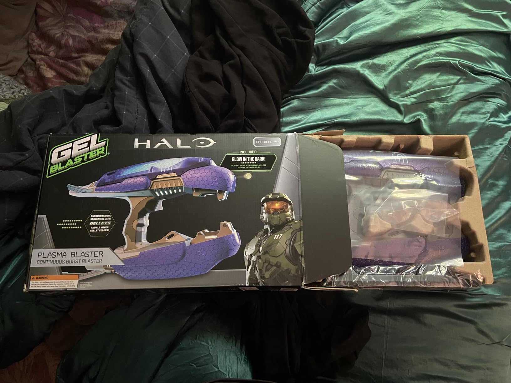 Gel Blaster Halo Plasma Blaster – Type-25 Glow-in-the-Dark Gel Ball Blaster, Includes Tracer Function – Officially Licensed Replica - 14+ customer photo 2