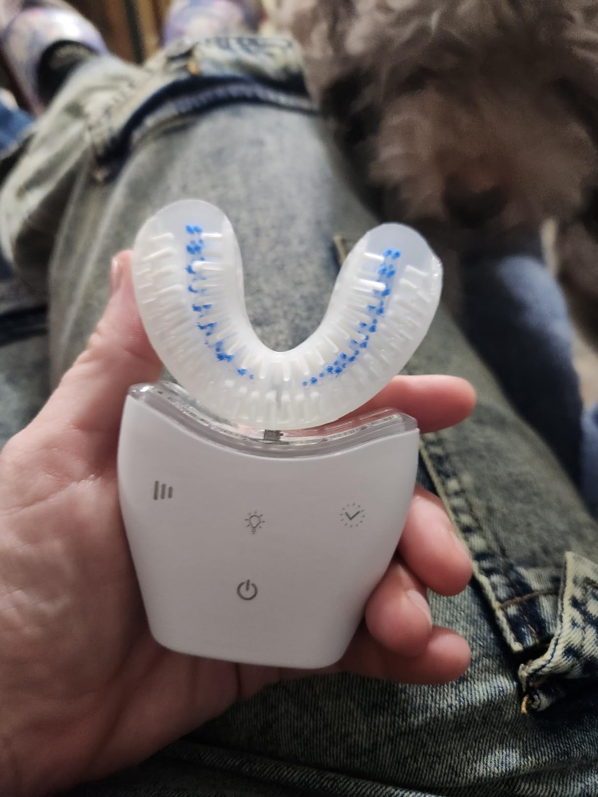 autobrush Electric Toothbrush, U-Shaped, Whole Mouth Clean, ADA Accepted customer photo 2