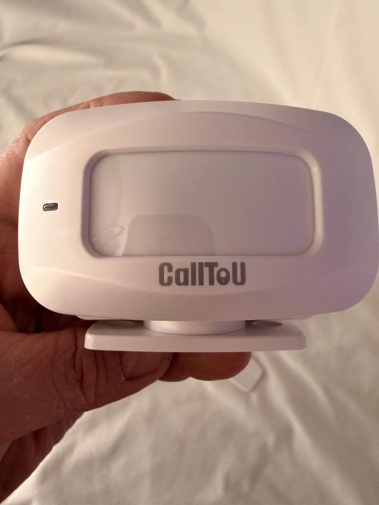 CallToU Bed Alarms for Elderly/Dementia Patients who Wander, Portable Pager & Sensor with Vibration and Silent Alert Features, Fall Prevention Alert for Home Hospital Care, Room Monitor. customer photo 1