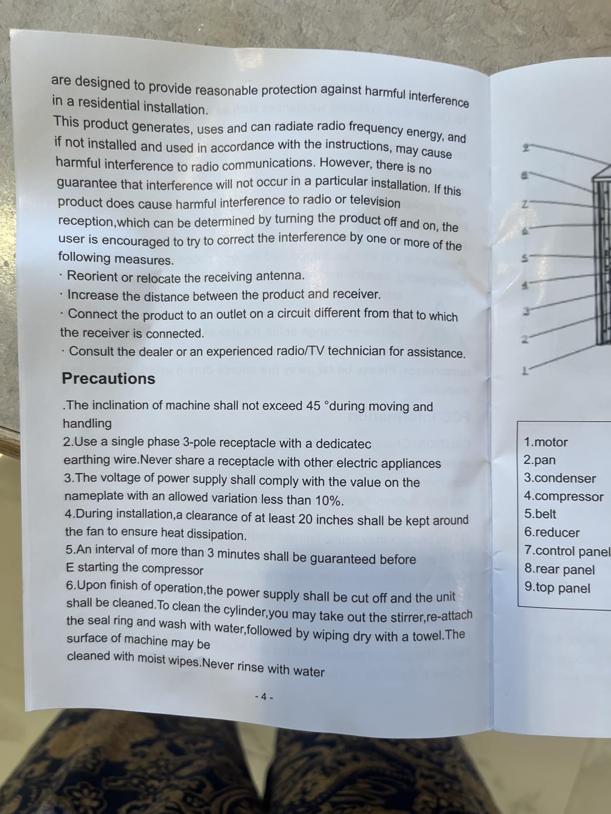 Commercial Hard Ice Cream Maker Machine 1600W 110V 4.7 to 5.7 Gallons Per Hour Gelato Ice Cream Machine with Auto Clean LED Panel Perfect for Snack Bar Restaurants customer photo 1