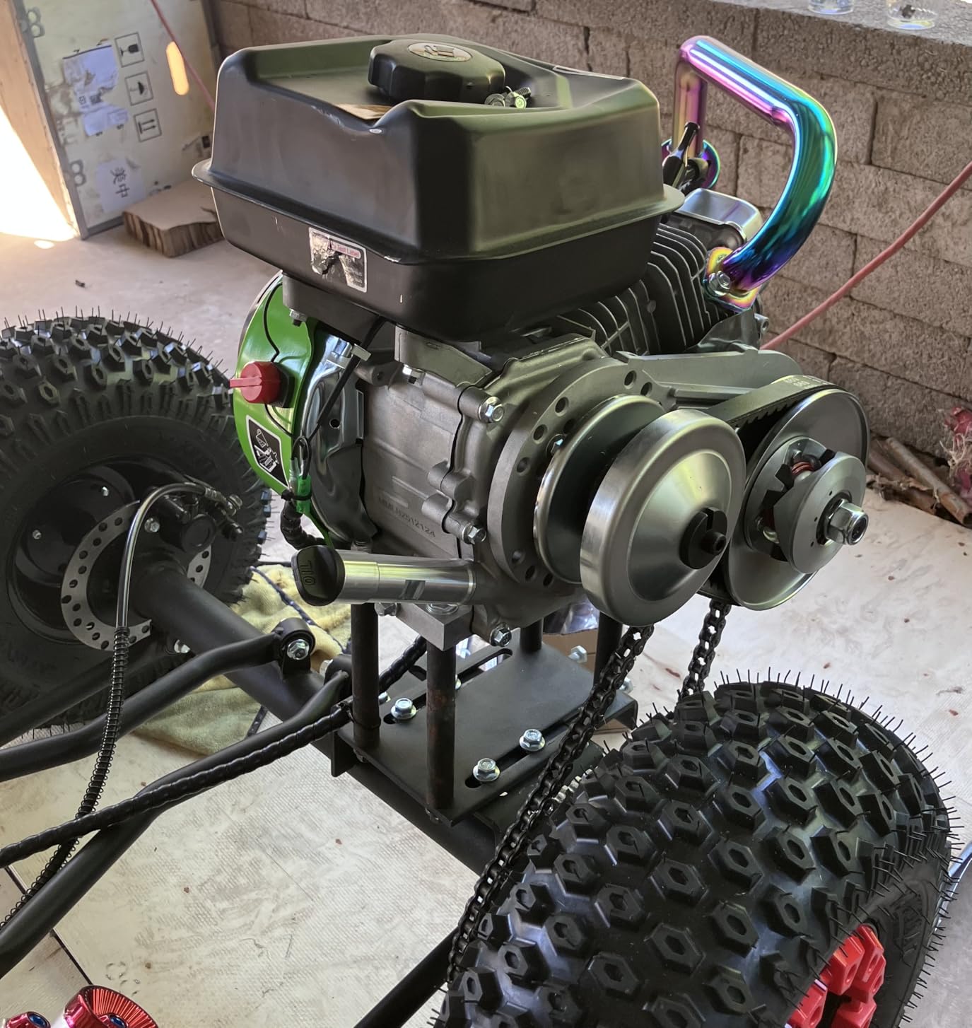 Go Kart, 2000W Motor Electric Go Kart for Adults & Kids, 3 Speed Off-Road Crazy Drift Cart with 6'' Tires, Hydraulic/Rear Disc Brake, Up to 30 MPH customer photo 1