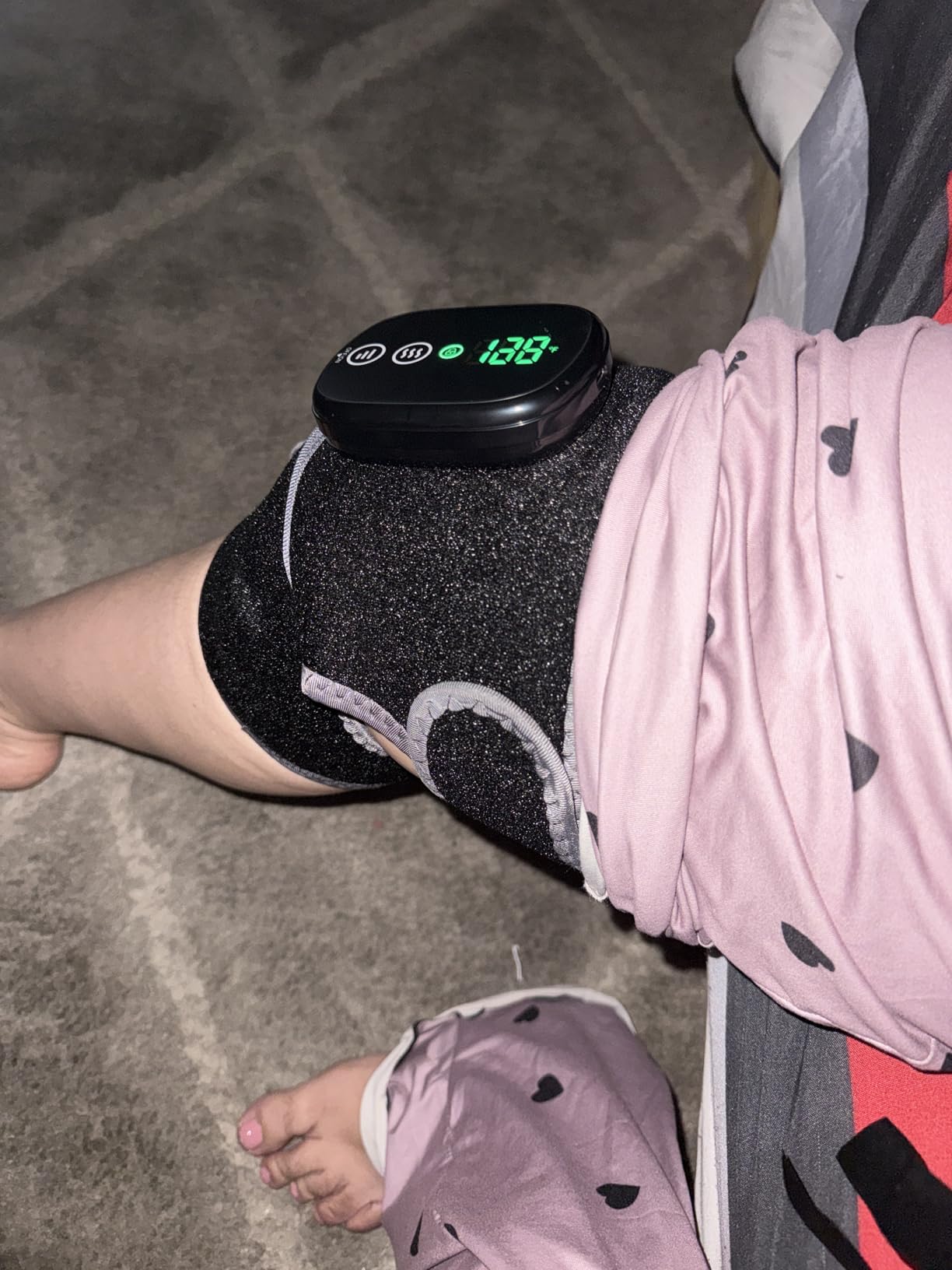 HOMRELEXA Cordless Heated Knee Massager, Knee Heating Pad, Gift Box Edition customer photo 2