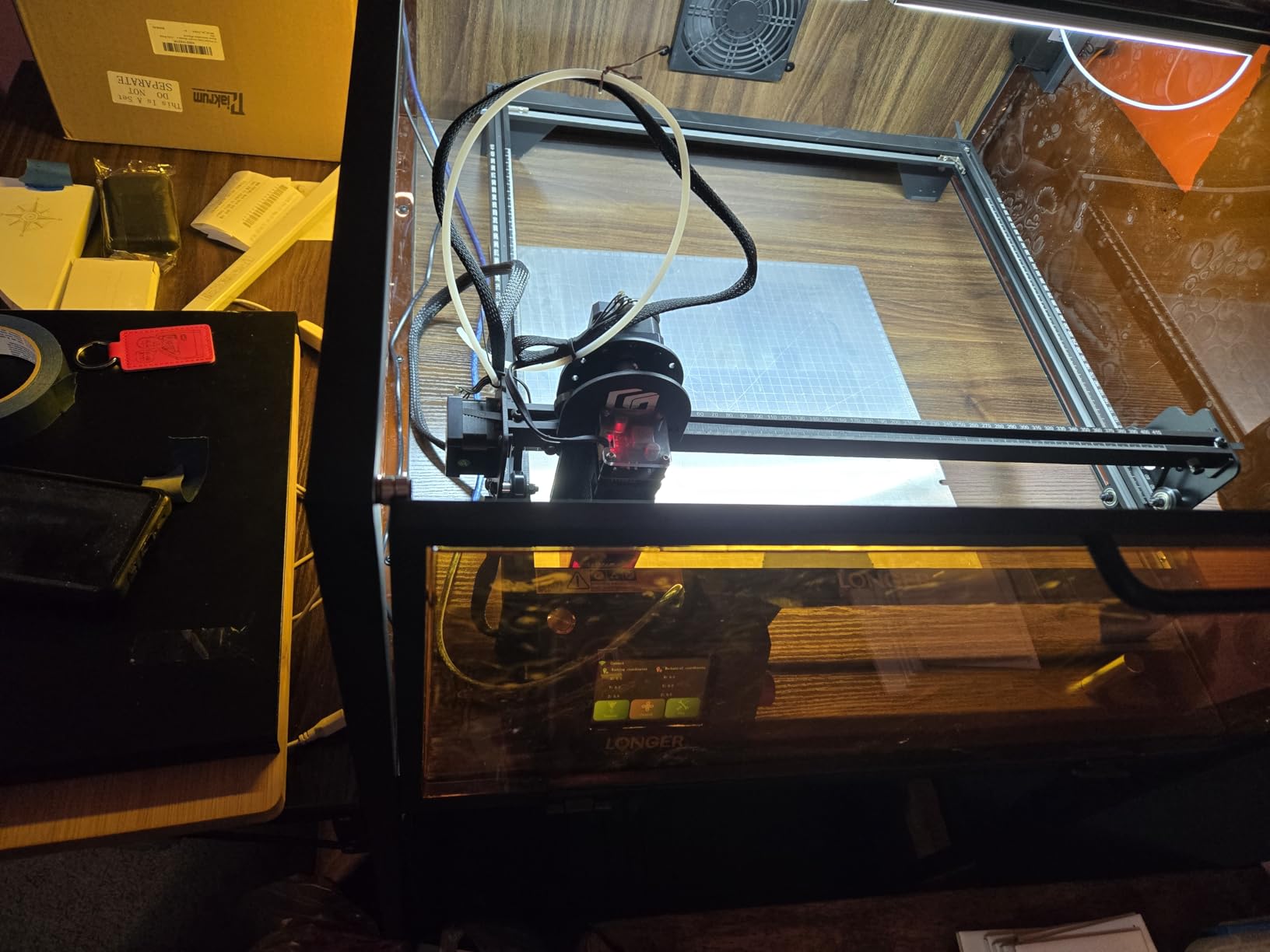 Crafit Laser Engraver Enclosure Cabinet with Exhaust & Light Filtering customer photo 2
