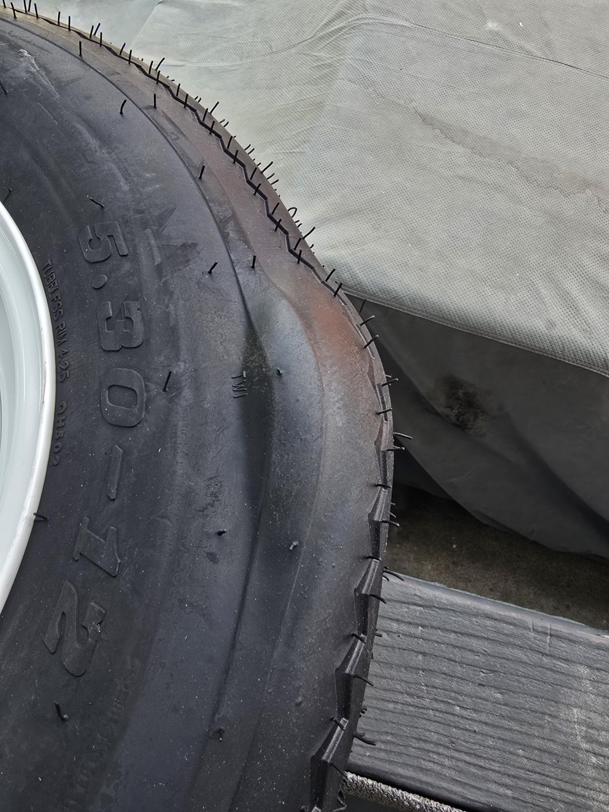 GarveeTech ST205/75D15 Trailer Tire and Wheel Assembly, 5 Lug, Set of 2 customer photo 1