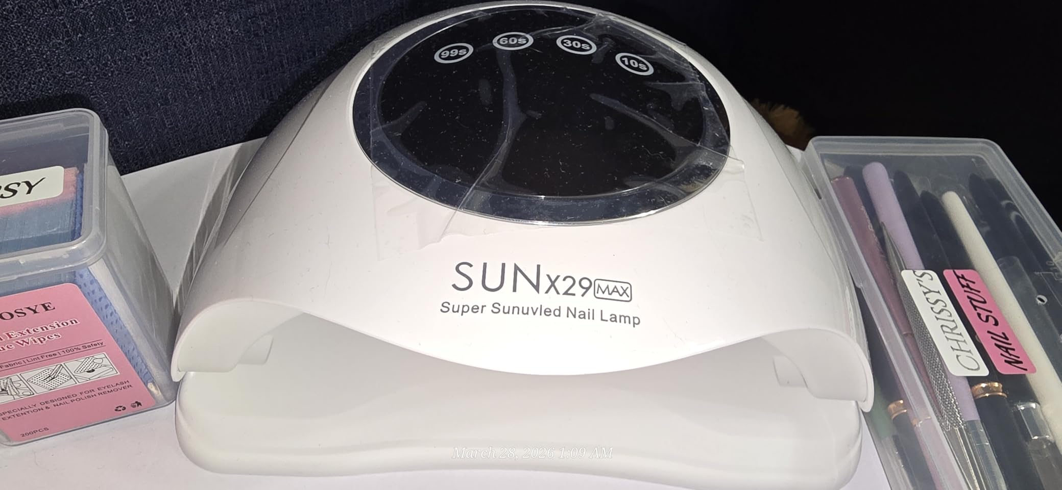 PROFESSIONAL 500W UV LED NAIL LAMP - 90 LED Bulbs for Fast Curing Gel Nail Polish customer photo 2