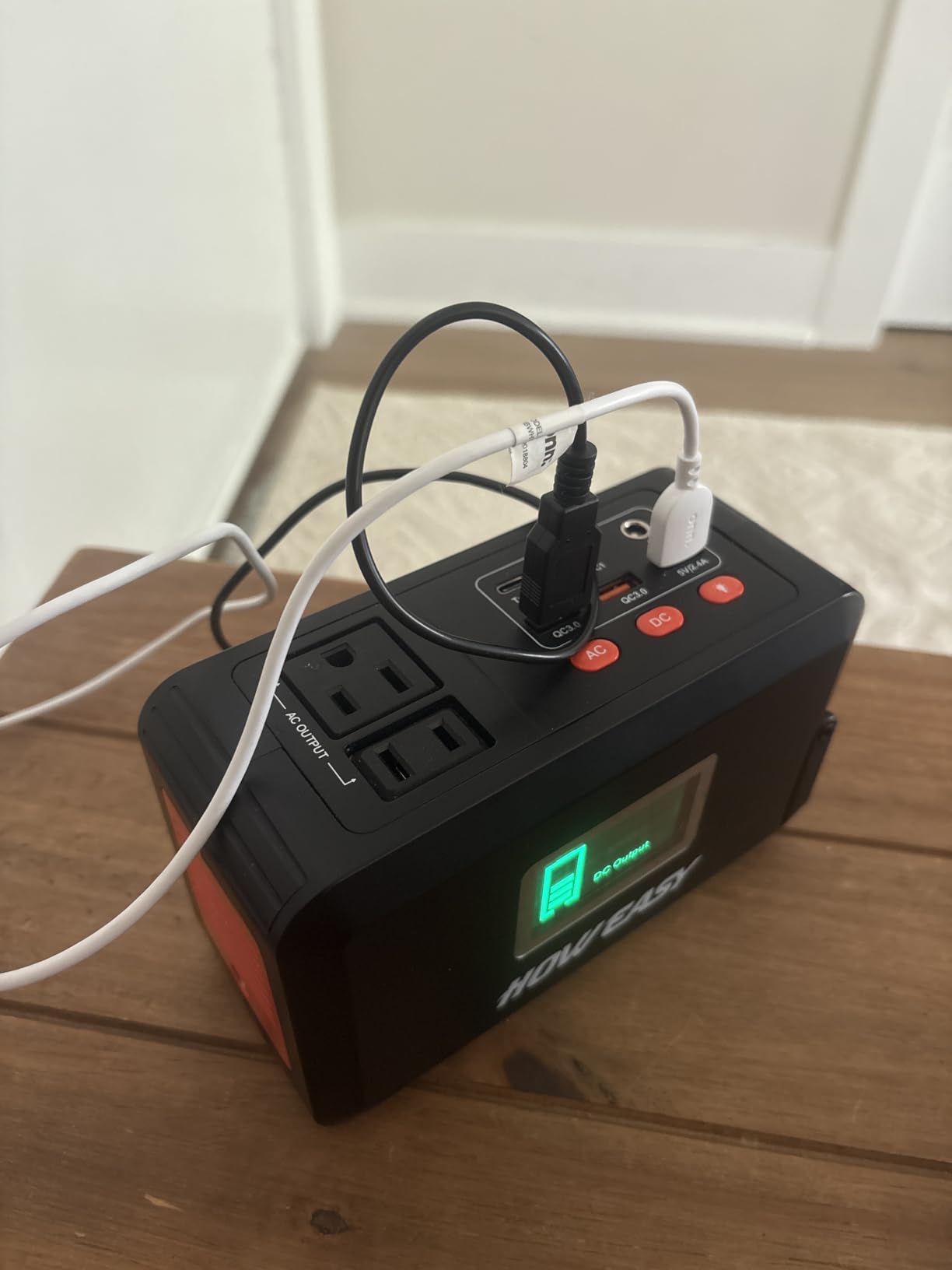 HOWEASY Portable Power Station 300W,Solar Generator 222Wh customer photo 2