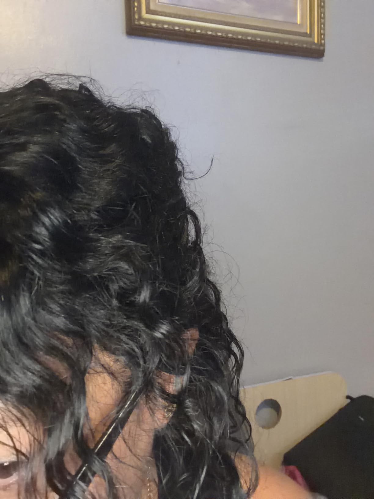 Burmese Curly Wig Human Hair 13x6 Lace Front Wigs Human Hair 250 Density HD Lace Frontal With Drawstring Wigs Pre Plucked Virgin Remy Hair with Spiral End Natural Color 20 Inch customer photo 1