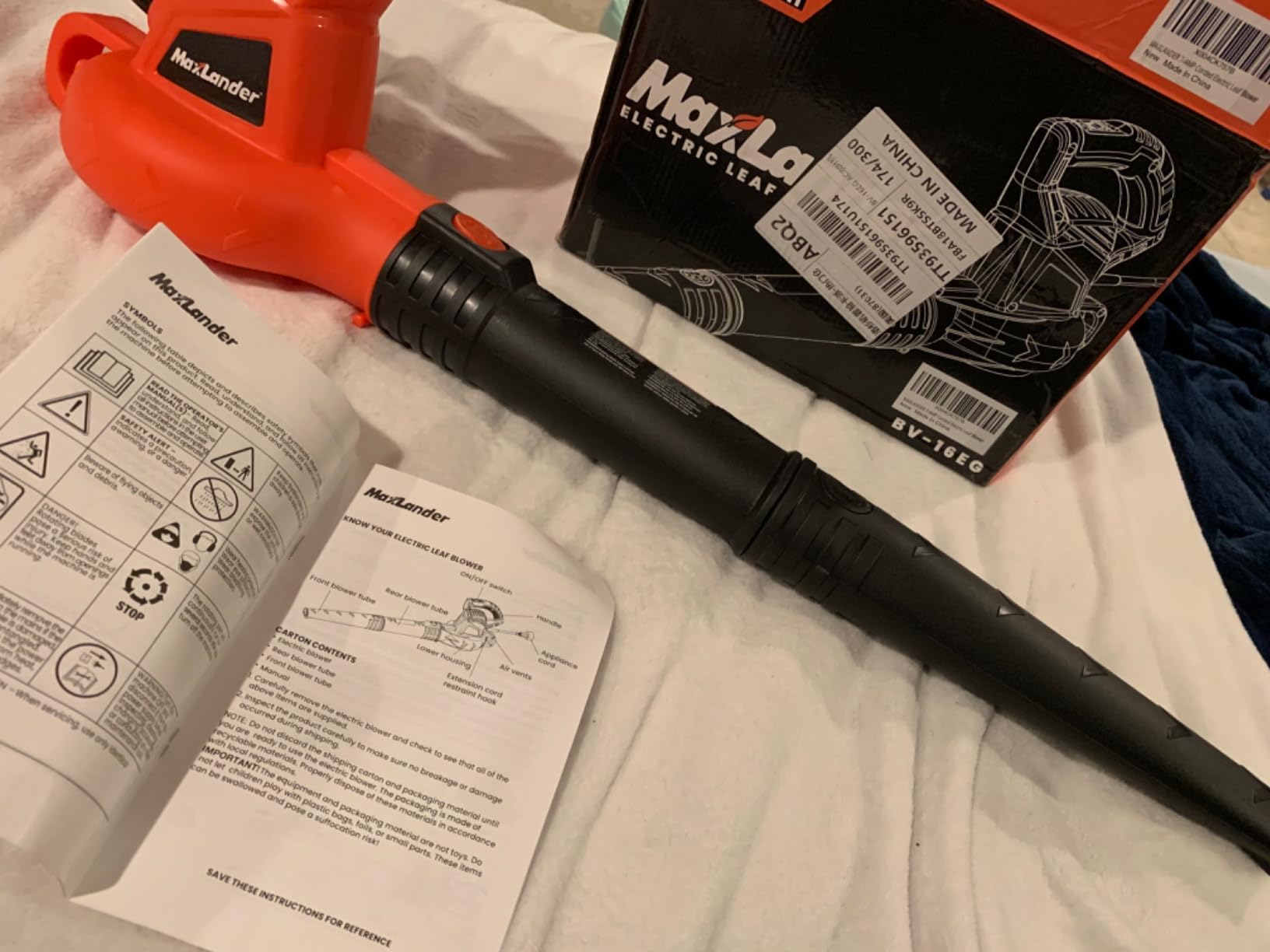 MAXLANDER Cordless Leaf Blower Vacuum Mulcher, 3-in-1 Leaf Vacuum with Bag customer photo 2
