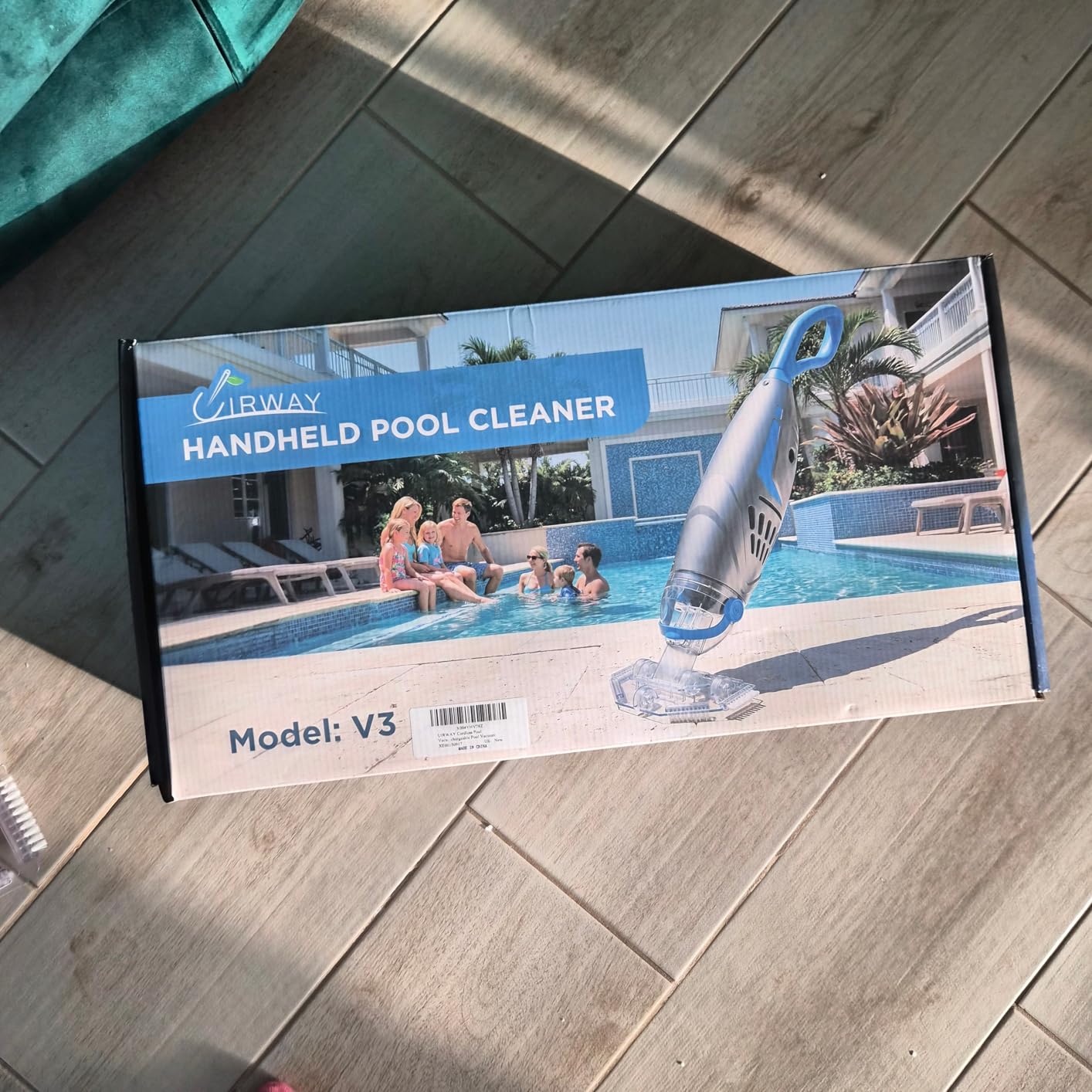 Pool Vacuum for Above Ground Pool & Inground Pools, (2026 Upgraded) 26.5 GPM High-Powerful Pebbles Suction, V3 IPX8 Cordless Handheld Rechargeable Cleaner 2 Vacuum Heads & 4 Filter Bags, 1H Runtime customer photo 2