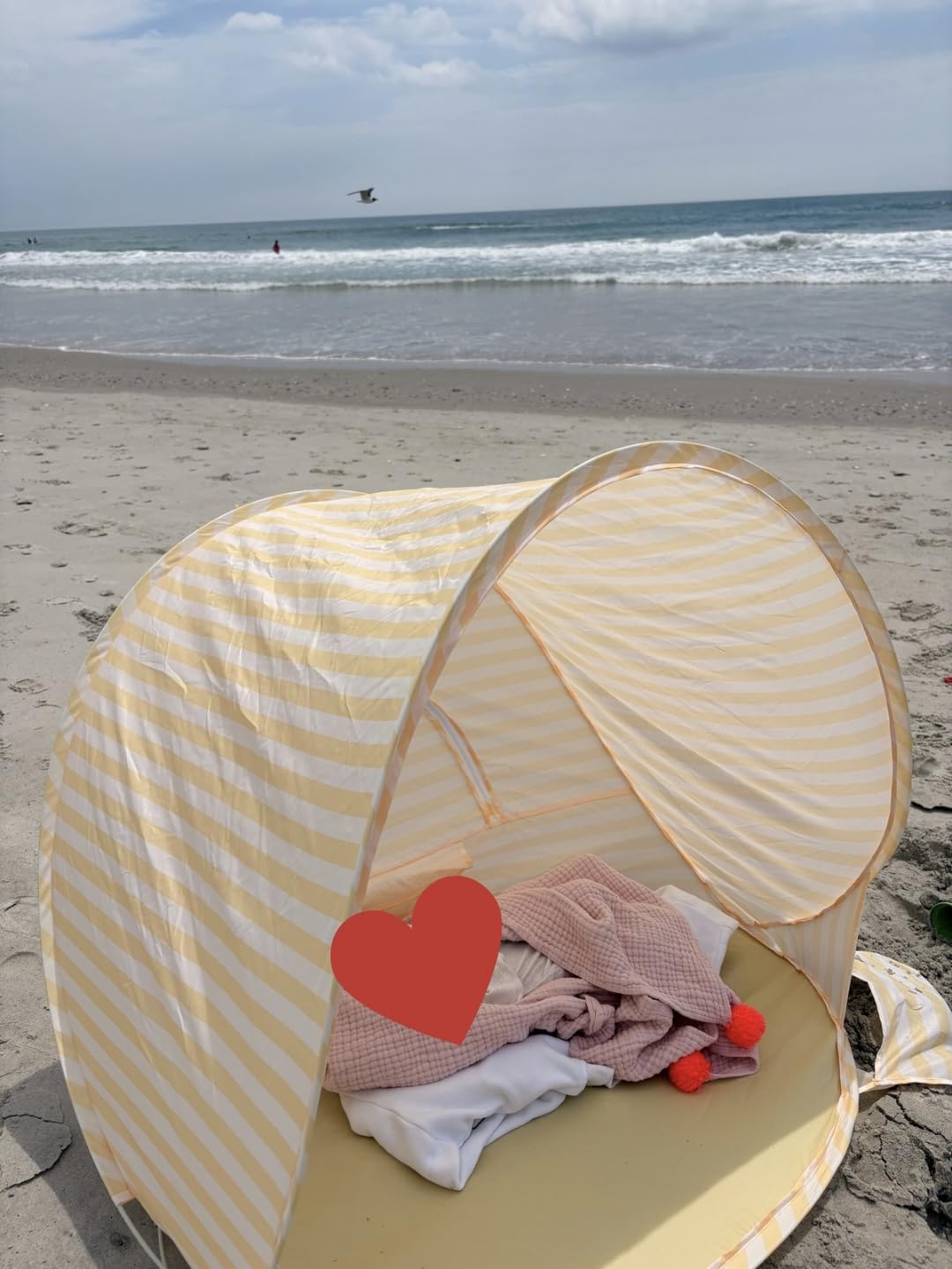 Tiny Land Baby Beach Tent – Pop Up Baby Tent with UV Protection, Portable Baby Beach Essentials, 35.4