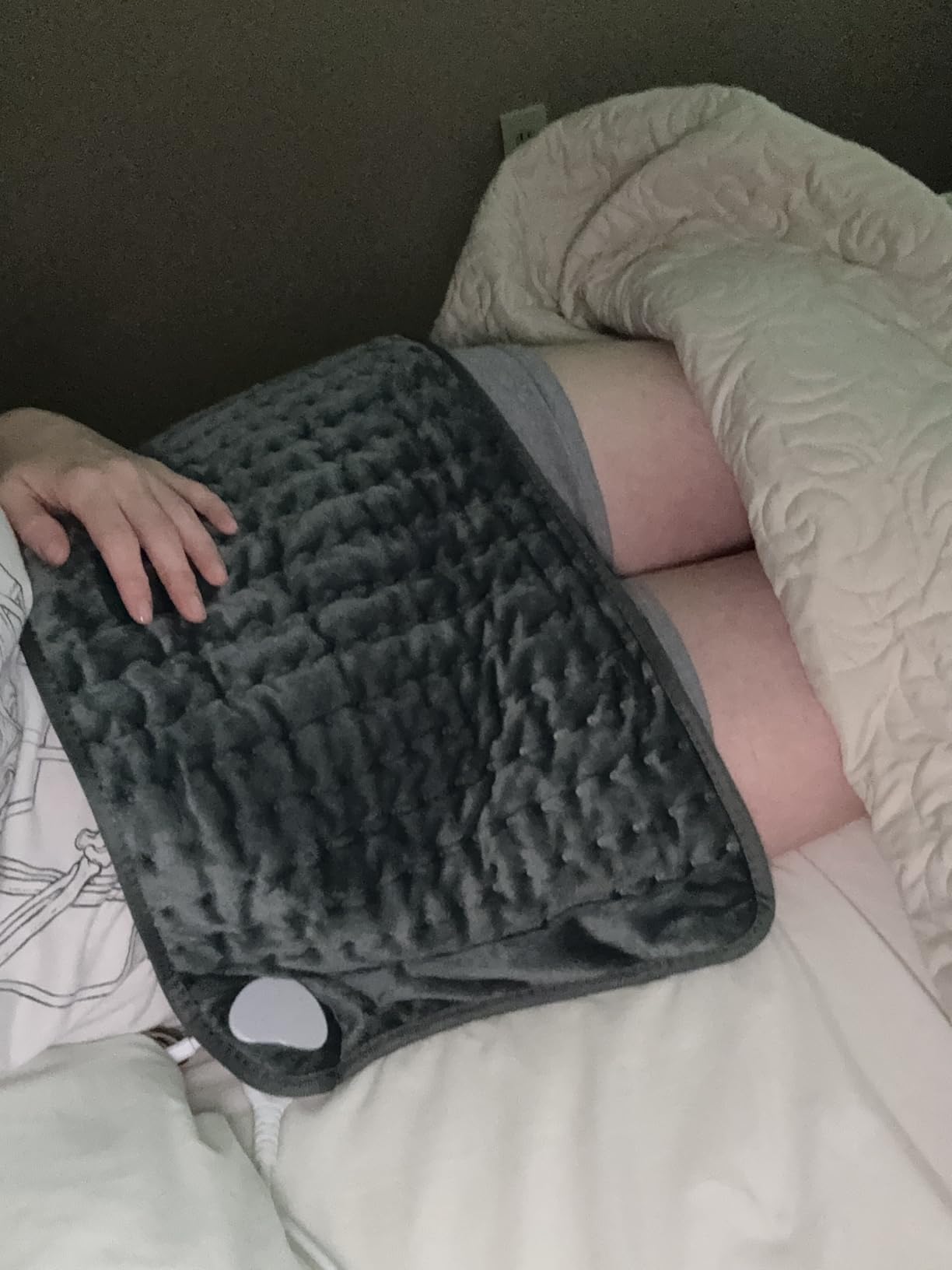 Electric Heating pad with 6 Heat Settings, Auto Shut Off, Dry Electric Heating for Back Neck Knee Arms Legs Shoulder Heat Pads for Christmas Birthday Father Mother's Day 24
