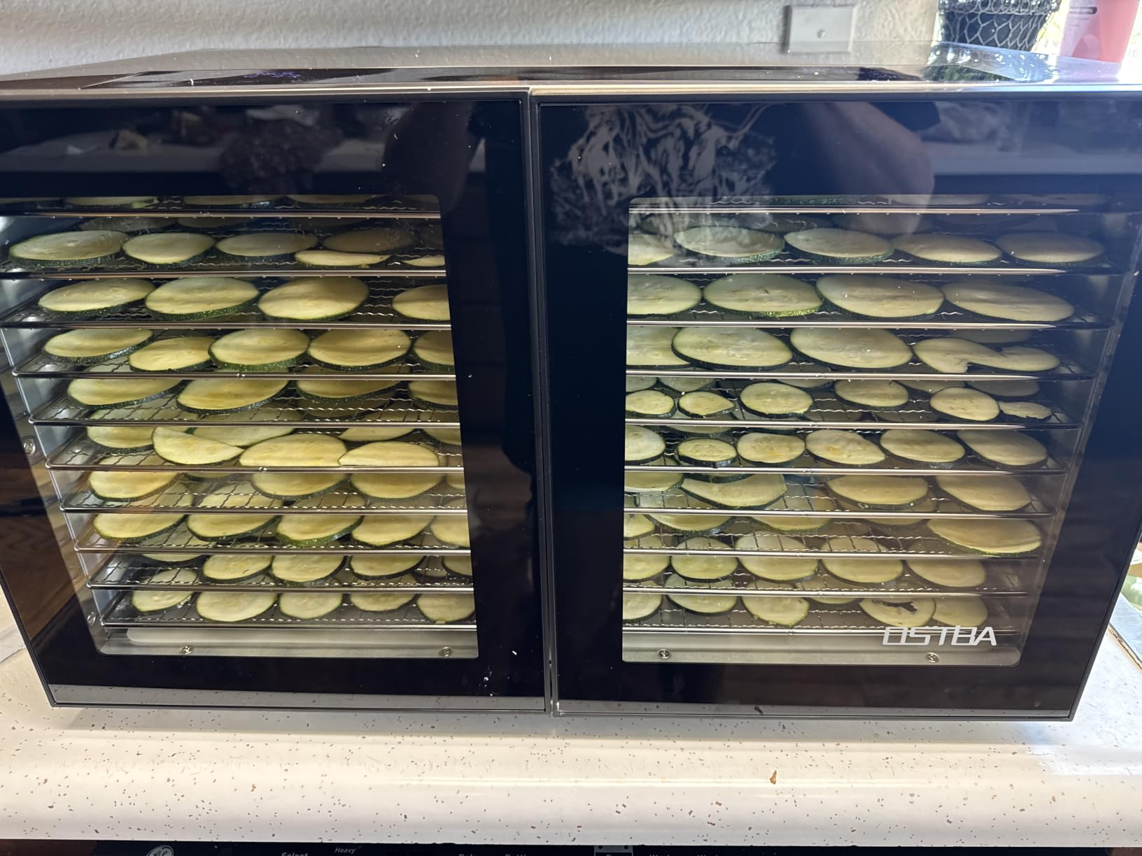 OSTBA Food Dehydrator with 20 Trays, 1300W Dryer, 95–180°F Temp, 48H Timer customer photo 1