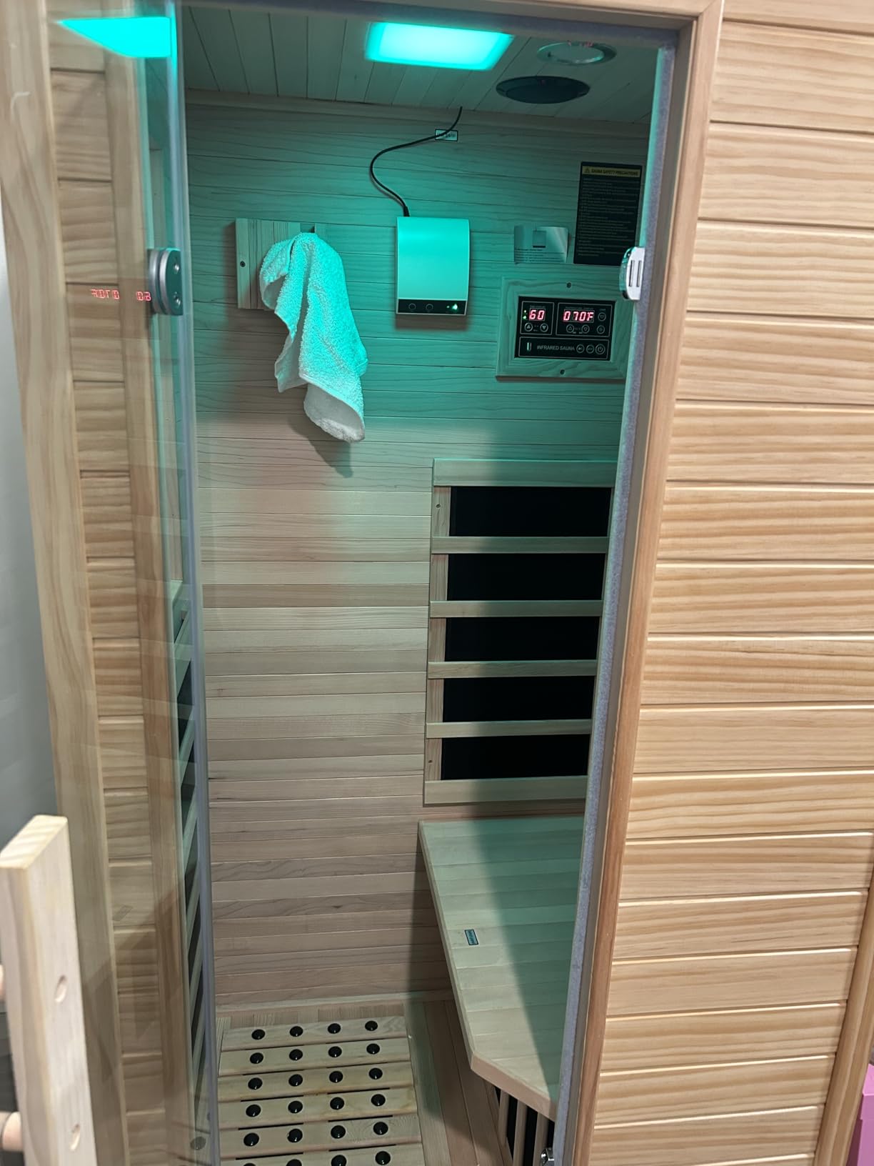 Mini 1 Person Far Infrared Sauna for Home, 59