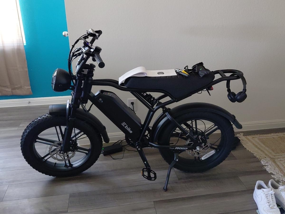 TST Electric Bike for Adults, 48V 15Ah Battery for Urban Cycling, Fat Tire customer photo 1