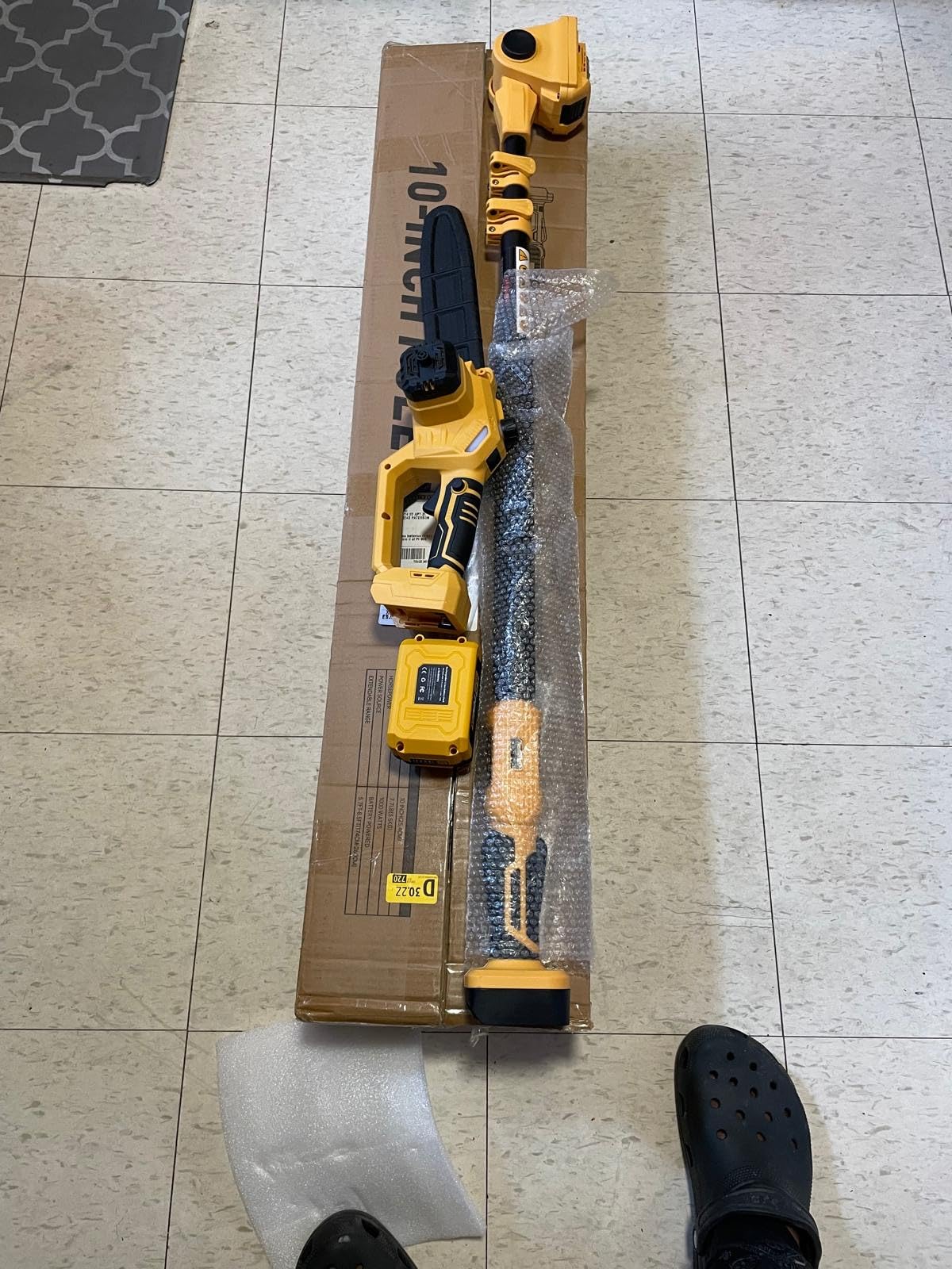 2-in-1 Cordless Pole Saw & Chainsaw, Compatible with Dewalt 20V Battery customer photo 1