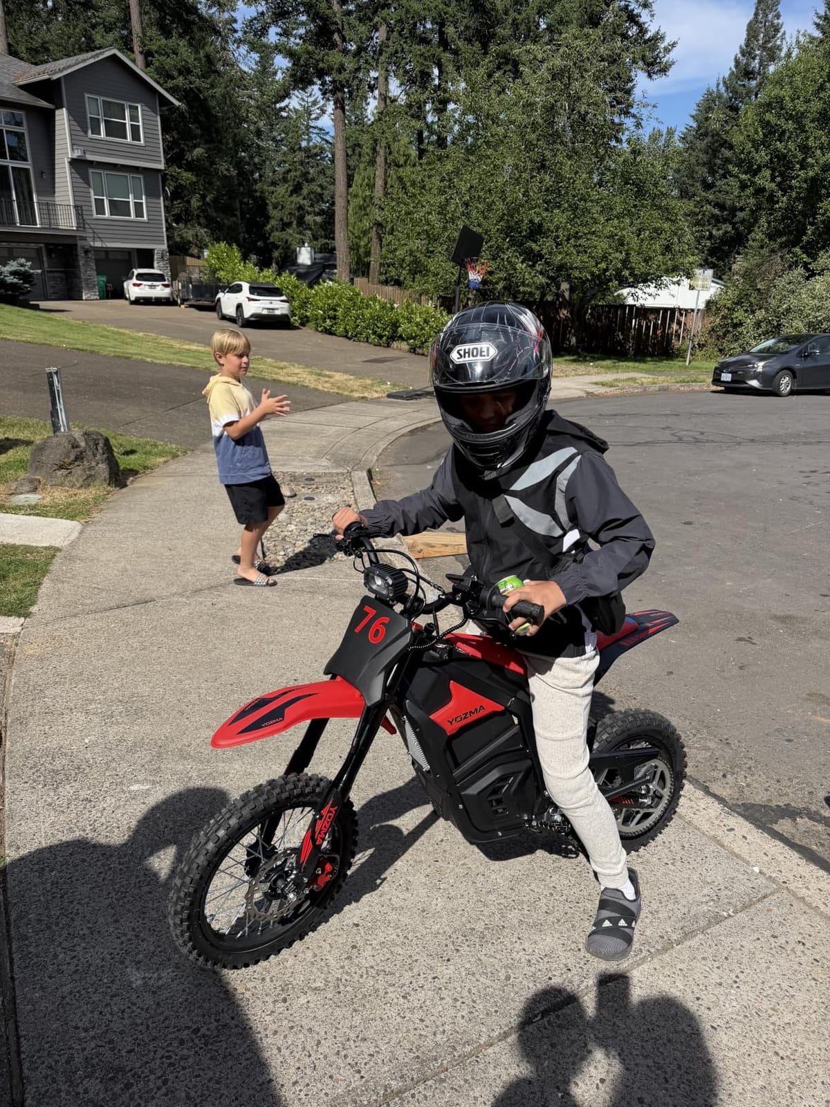 Yozma IN10 Electric Dirt Bike, 40MPH 2600W Off Road Electric Motorcycle | 48V 23.4Ah Removable Battery Ebike, Dual Hydraulic Suspension& Brakes, Mountain Off Road, Teens & Adult customer photo 1