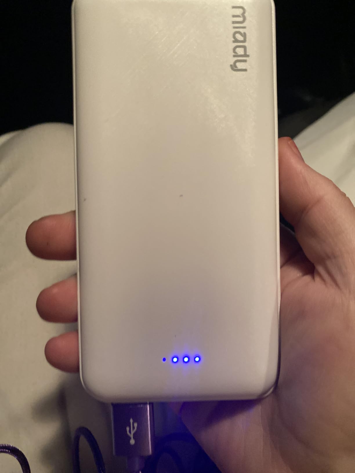 Miady 2-Pack Portable Charger, Slim 10000mAh Power Bank Travel Battery Pack customer photo 2