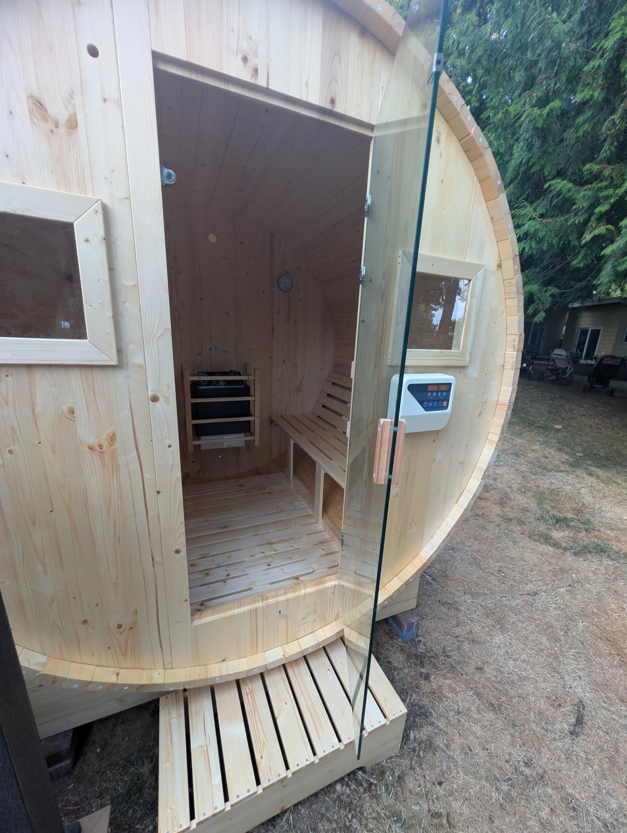 Outdoor Traditional Barrel Sauna customer photo 1