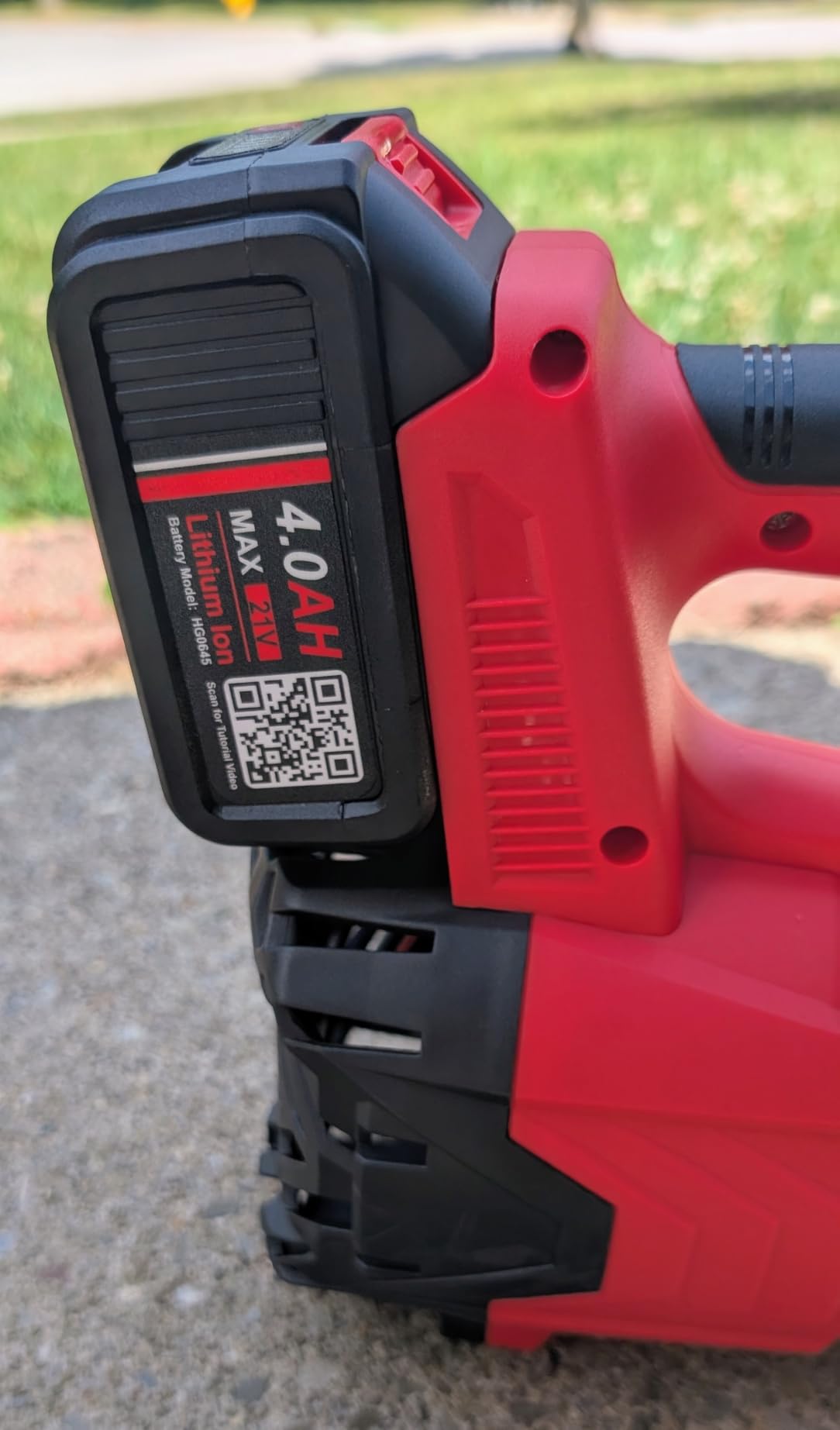 Electric Leaf Blower Cordless with Battery and Charger for Lawn Care Small customer photo 2