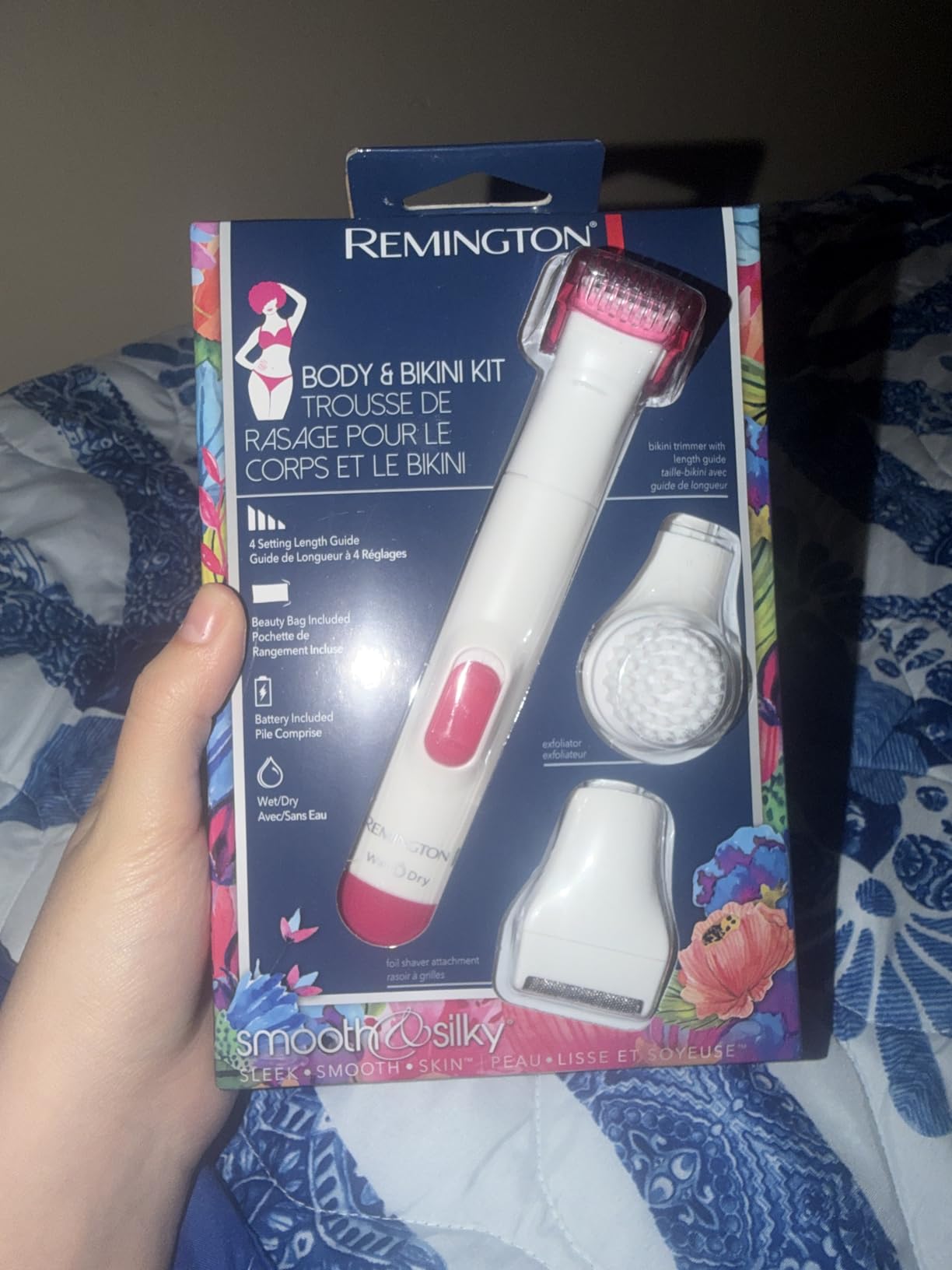Remington Smooth & Silky Body & Bikini Kit, Cordless Bikini Trimmer and Shaver for Women, Waterproof for Grooming in the Shower, Beige customer photo 1
