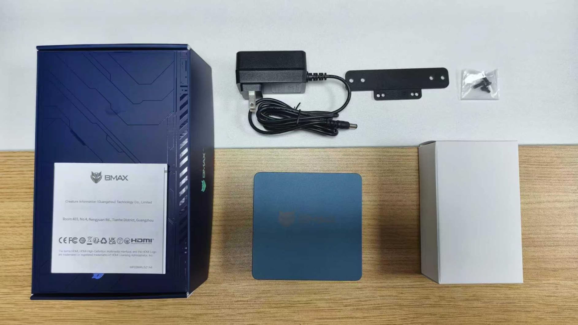 Bmax Mini PC Mini Desktop Computer Intel Celeron J3355 (Up to 2.5GHz) Win 11, 6GB RAM 128GB eMMC Support M.2 SSD Expansion (512GB/2TB), 4K Dual Display WiFi5& BT5.0 for Home/Office,Daily Use,B1 Plus customer photo 1
