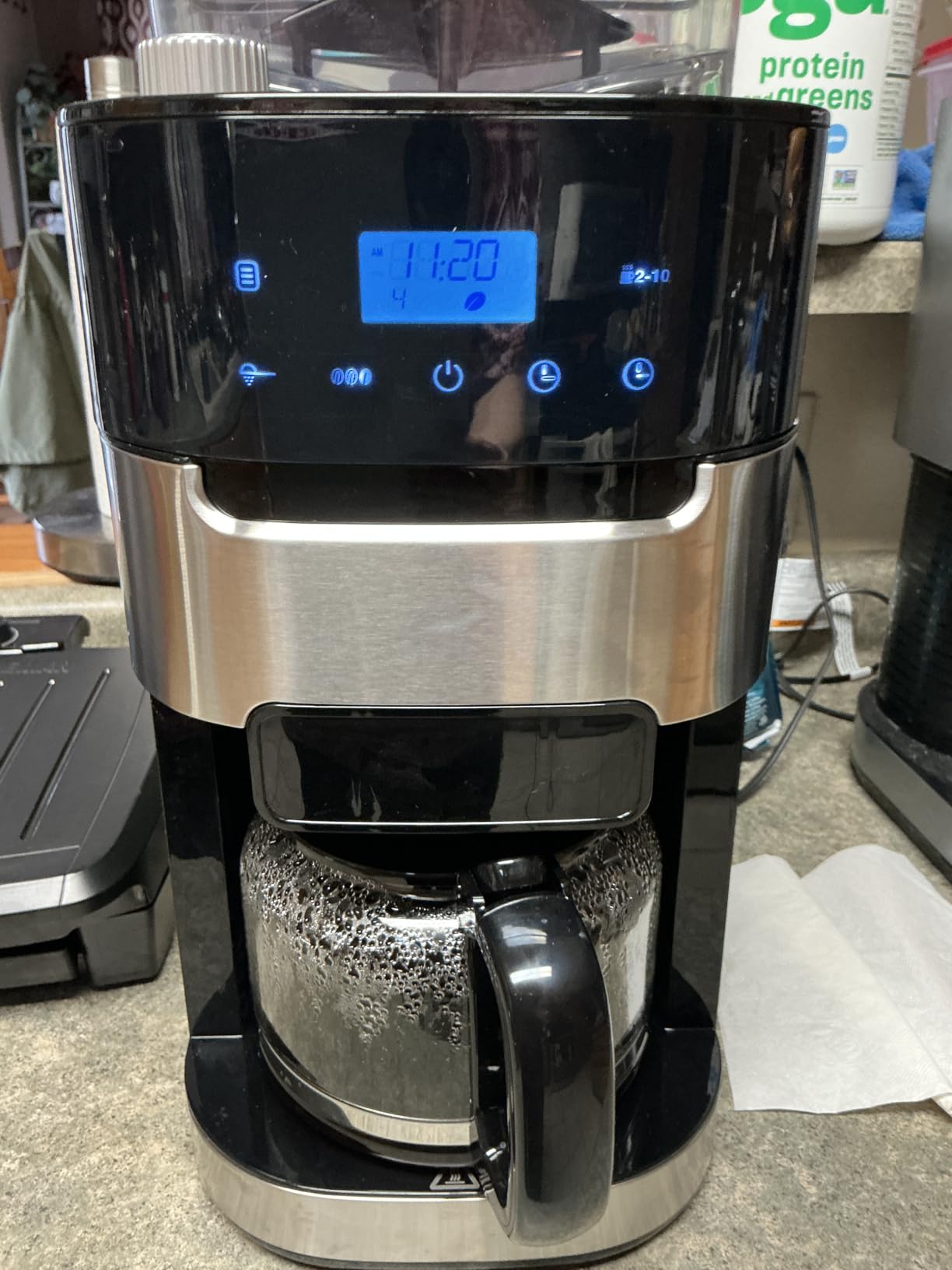 Electactic 10 Cup Coffee Maker with Grinder, Grind and Brew Coffee Machine customer photo 2