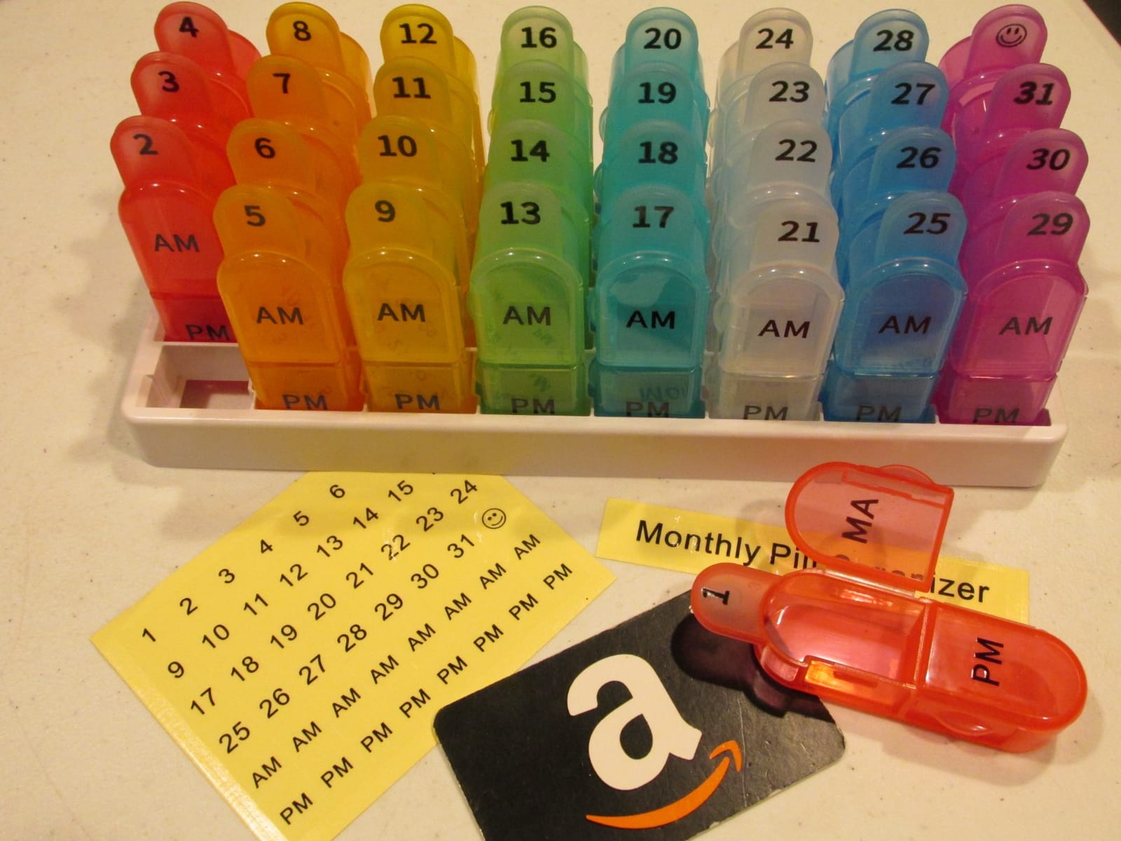 Colorwing® 2025 Smart Pill Dispenser for Seniors - 31-Slot Automatic Medication Organizer with Bluetooth Alarms, Fingerprint & Mechanical Dual Lock, Daily Timed Dispenser (Elderly-Friendly Design) customer photo 1